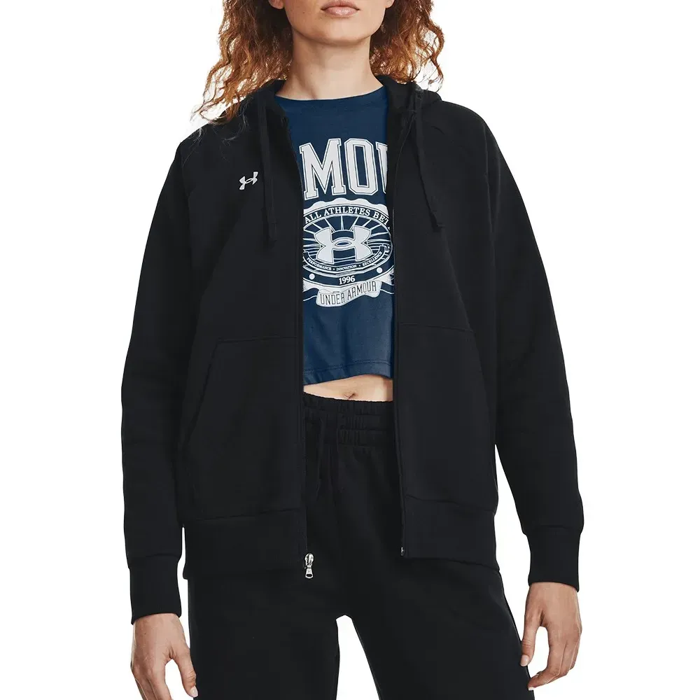 Кофта жіночі Under Armour Ua Rival Fleece Fz Hoodie (1379495-001)