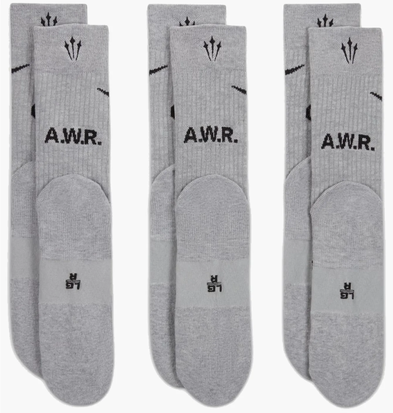 Носки NIKE U SNKR SOX CREW 3PR 160 NRG AU