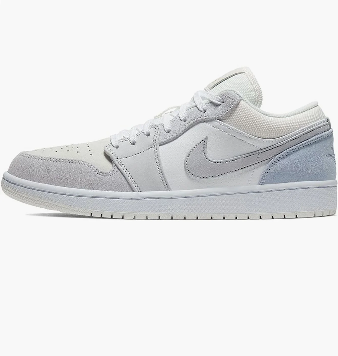 Кросівки чоловічі Air Jordan 1 Low White/Grey CV3043-100