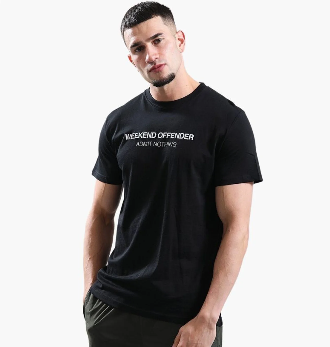 Футболка чоловіча Weekend Offender Steinbeck Black WOSTS587