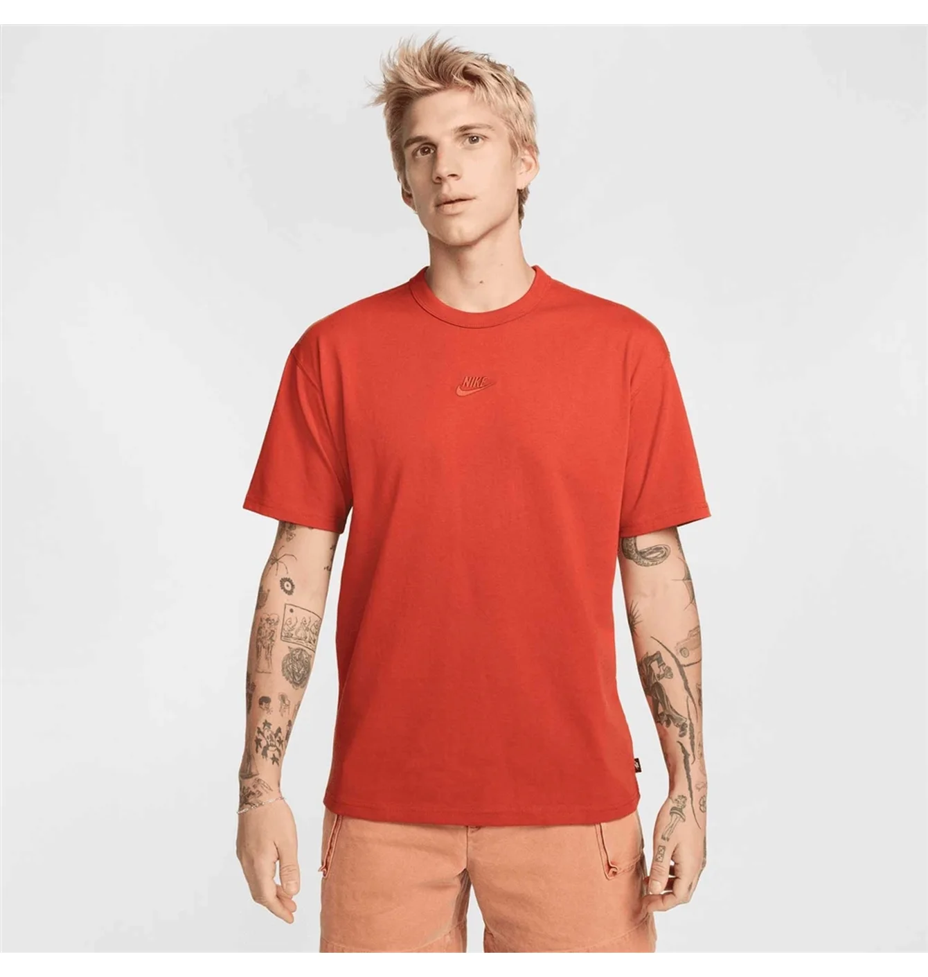 Футболка чоловіча Nike Sportswear Premium Essentials Red DO7392-626