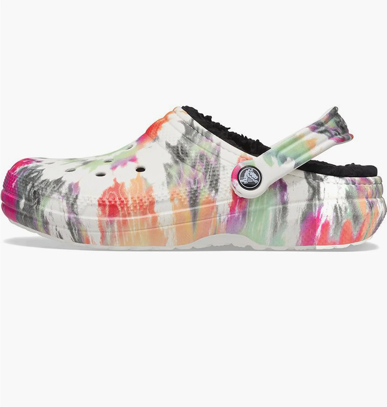 Crocs classic lined tie dye clog