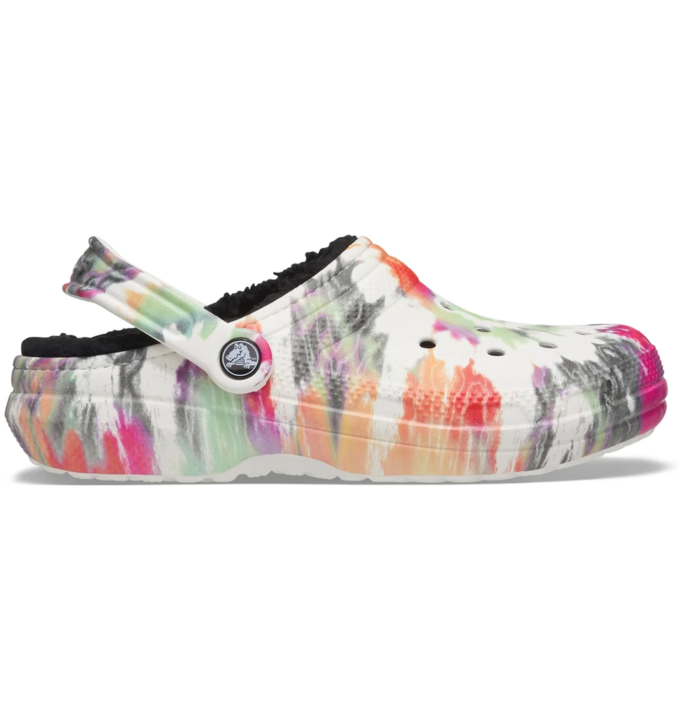 Crocs classic lined tie dye clog