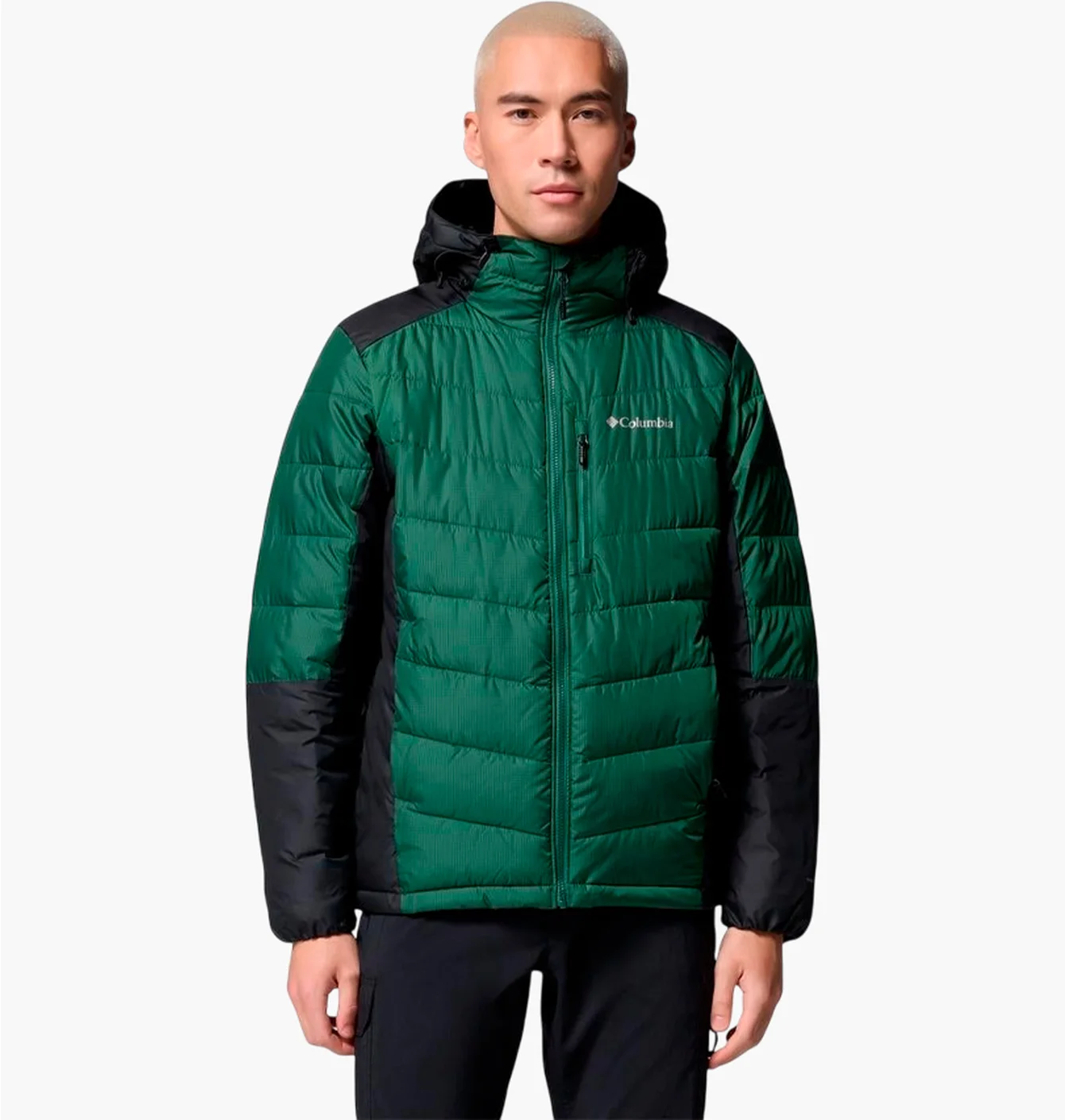 Куртка чоловіча Columbia Labyrinth Loop Ii Black/Green WO3560-375