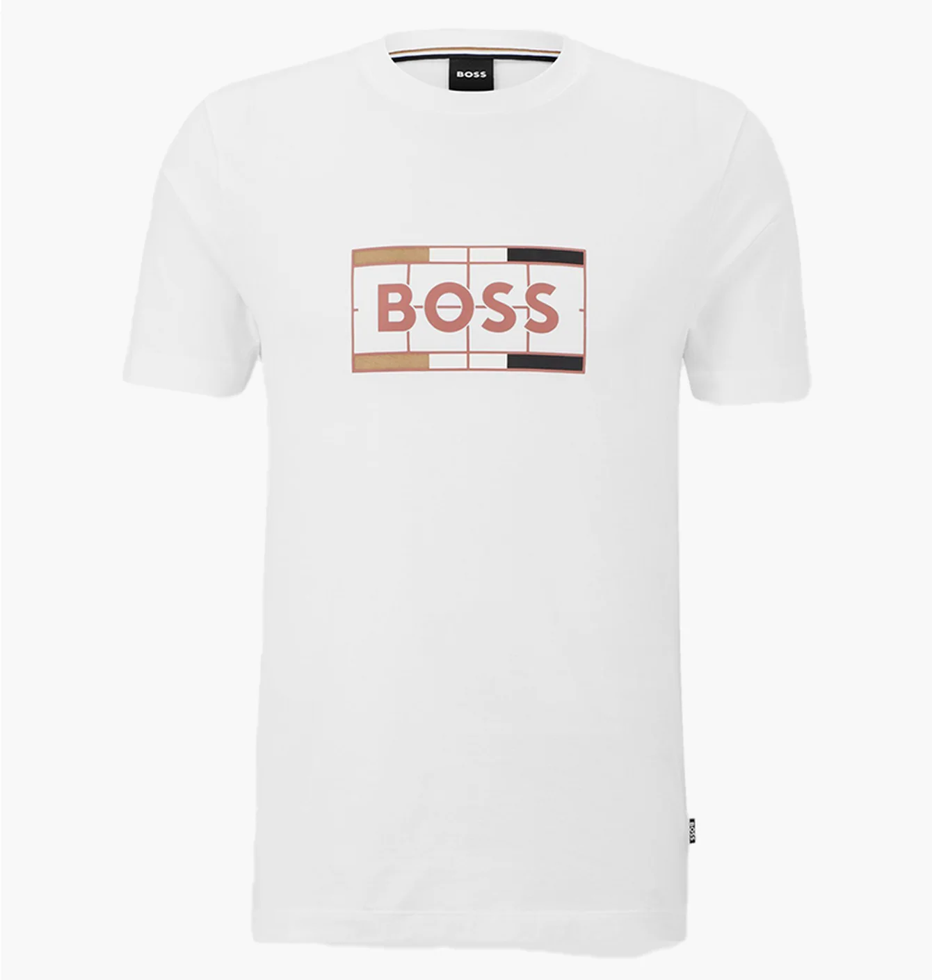 t-shirt hugo boss slim fit white