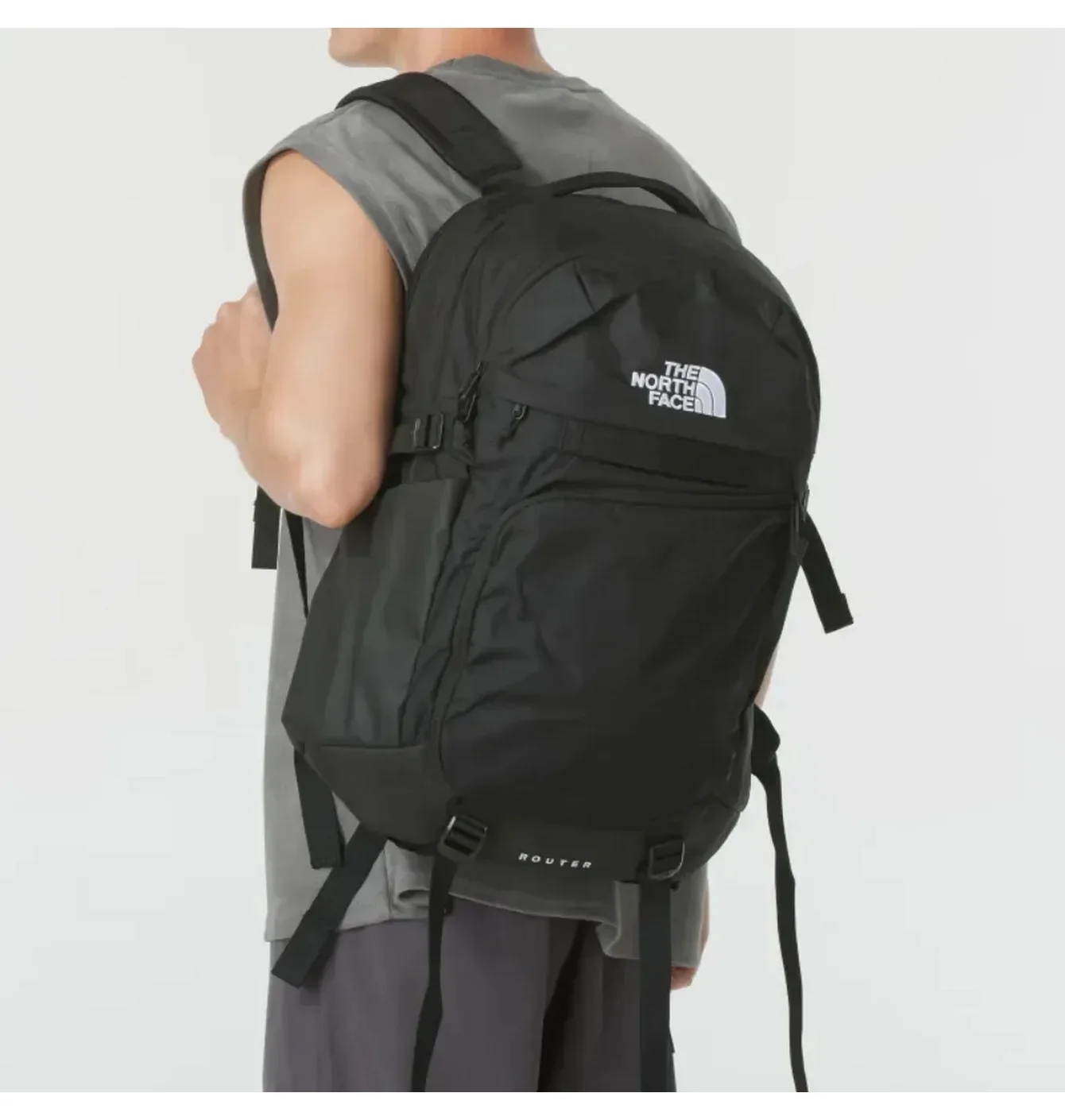 Рюкзак чоловічий The North Face Router Backpack Tnf Black NF0A52SF4HF