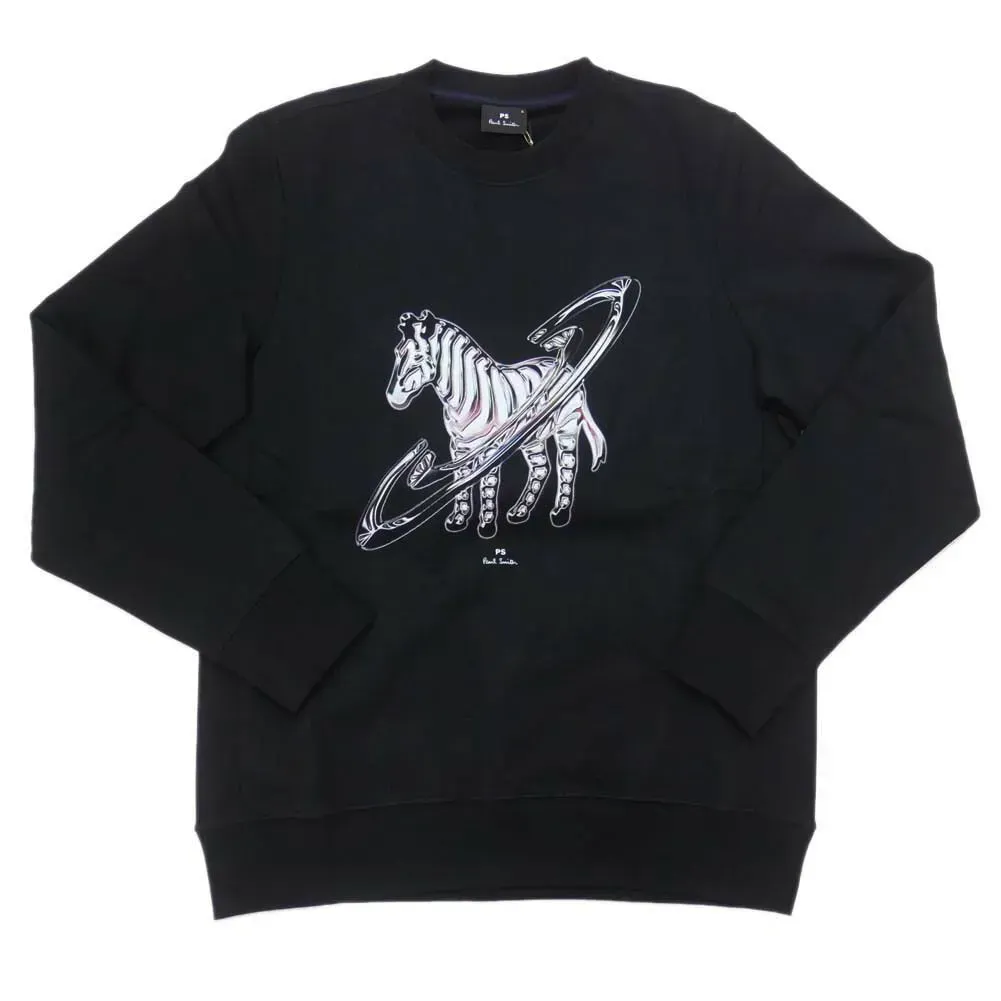 Ref fit sweatshirt zebra-print