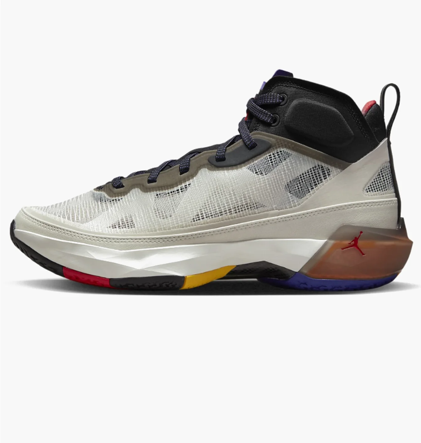 Air Jordan 37 'BEYOND BORDERS' LColor=CREAM/RED;Size=8