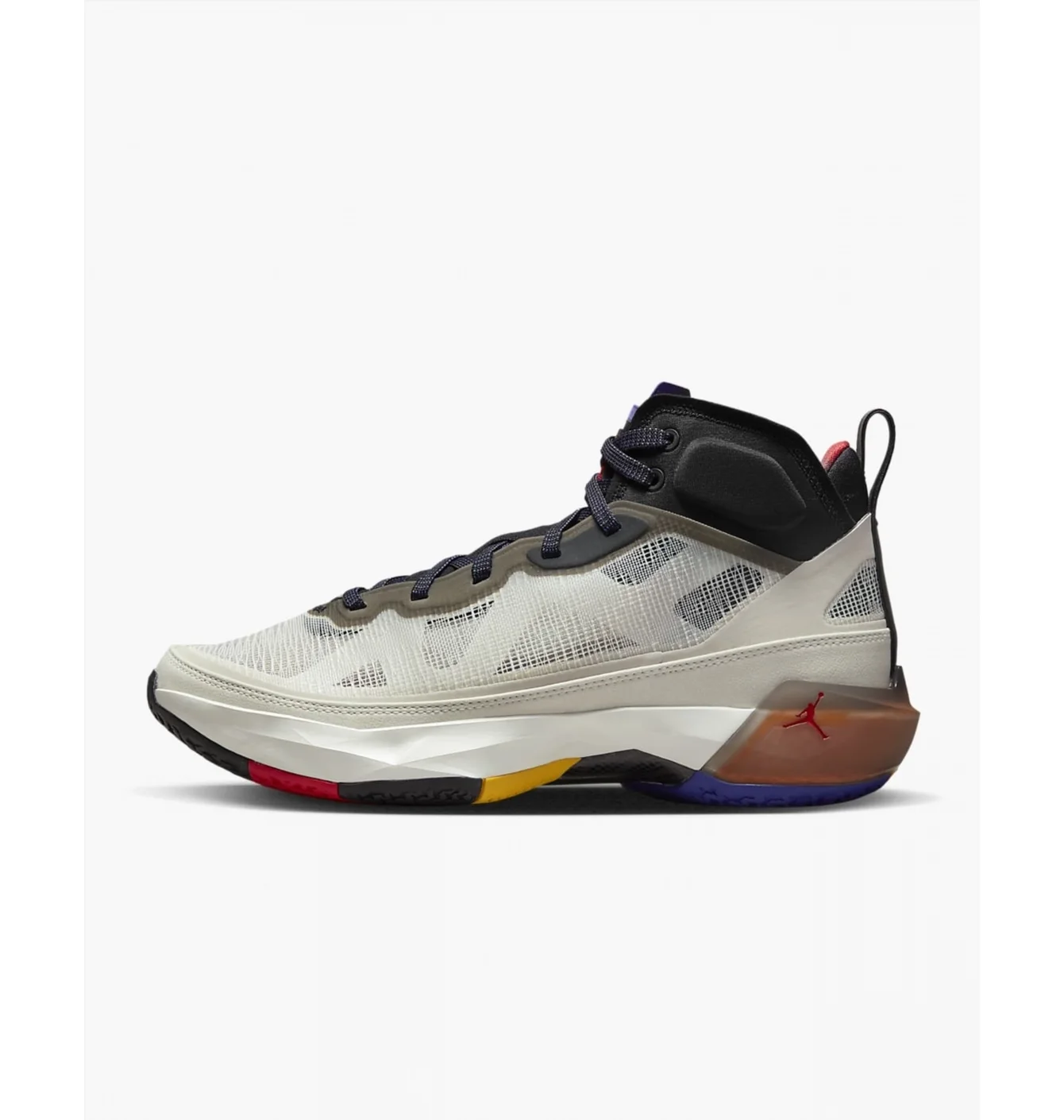 Air Jordan 37 'BEYOND BORDERS' LColor=CREAM/RED;Size=8