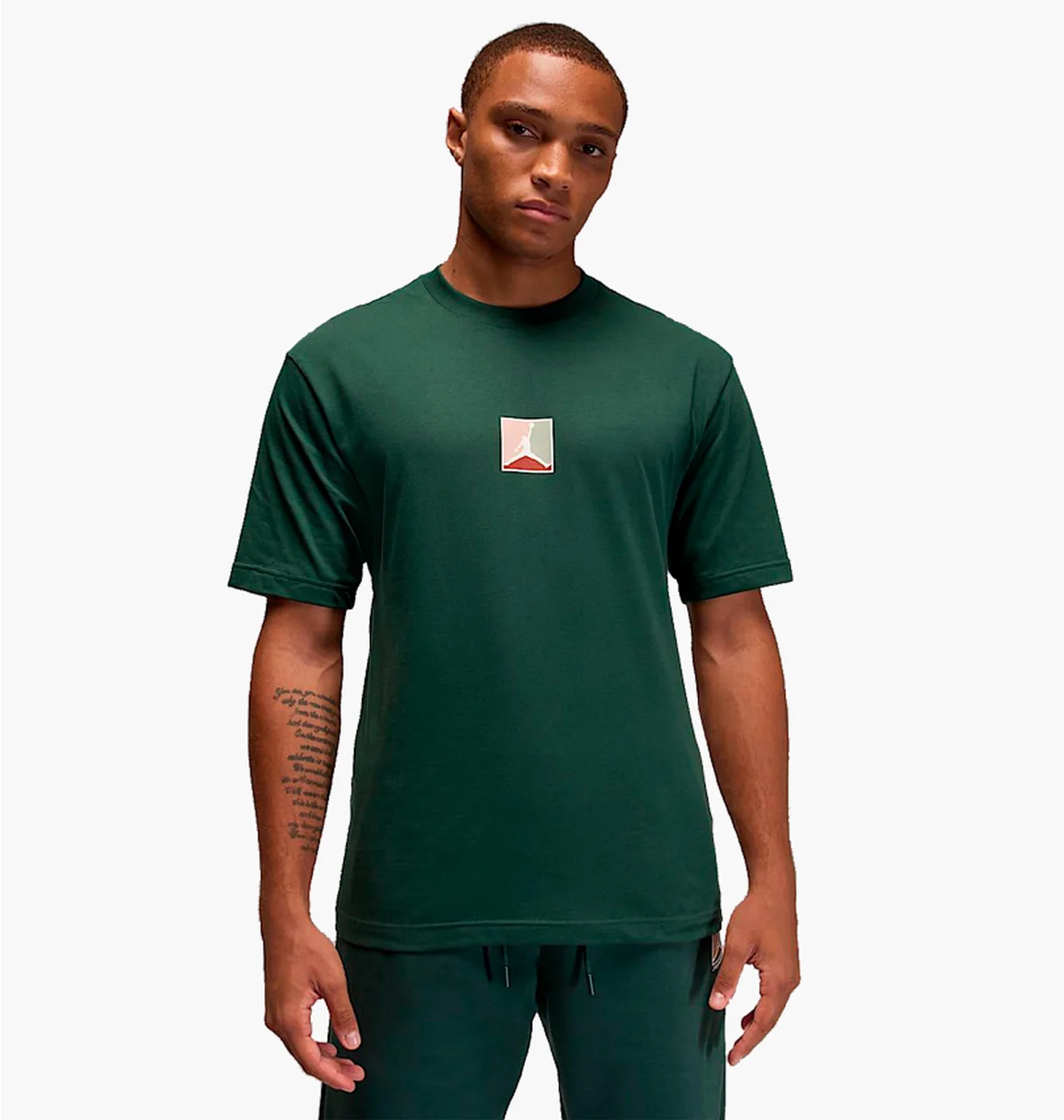 Футболка чоловіча Nike M J Brk Bl 3.0 Ss Crew Green HQ8942-316