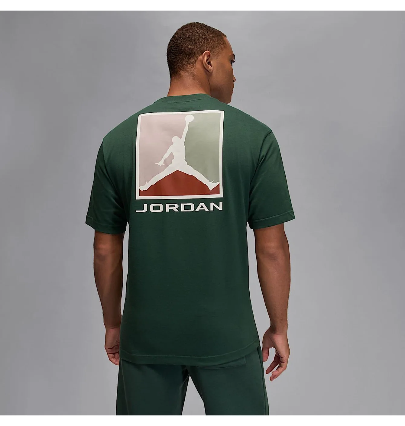 Футболка чоловіча Nike M J Brk Bl 3.0 Ss Crew Green HQ8942-316