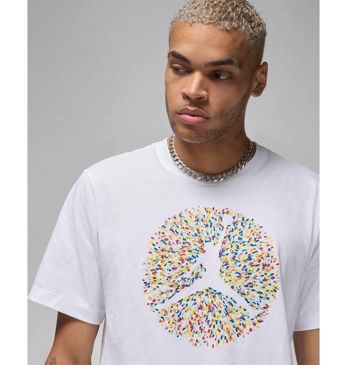 Футболка чоловіча Air Jordan M J Flt Ess Pool Ss Crew White FN6006-100