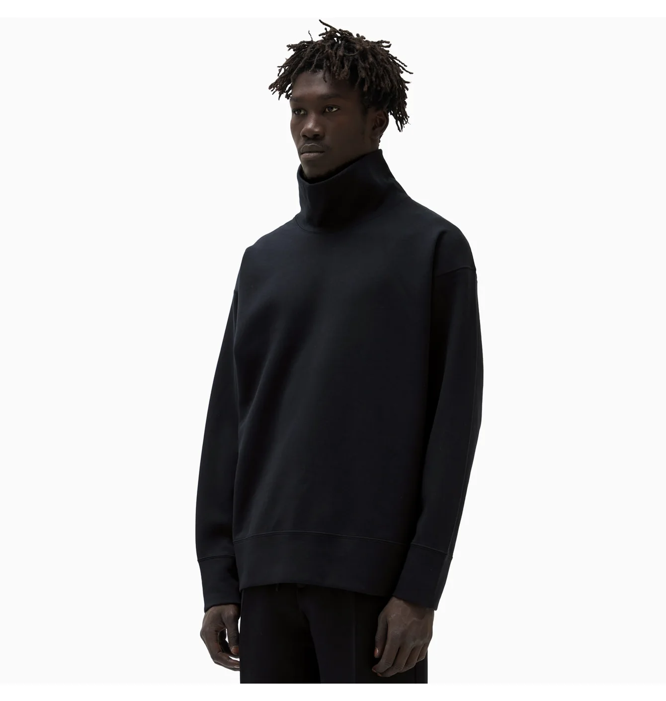 M NK TCH FLC TURTLE NECK