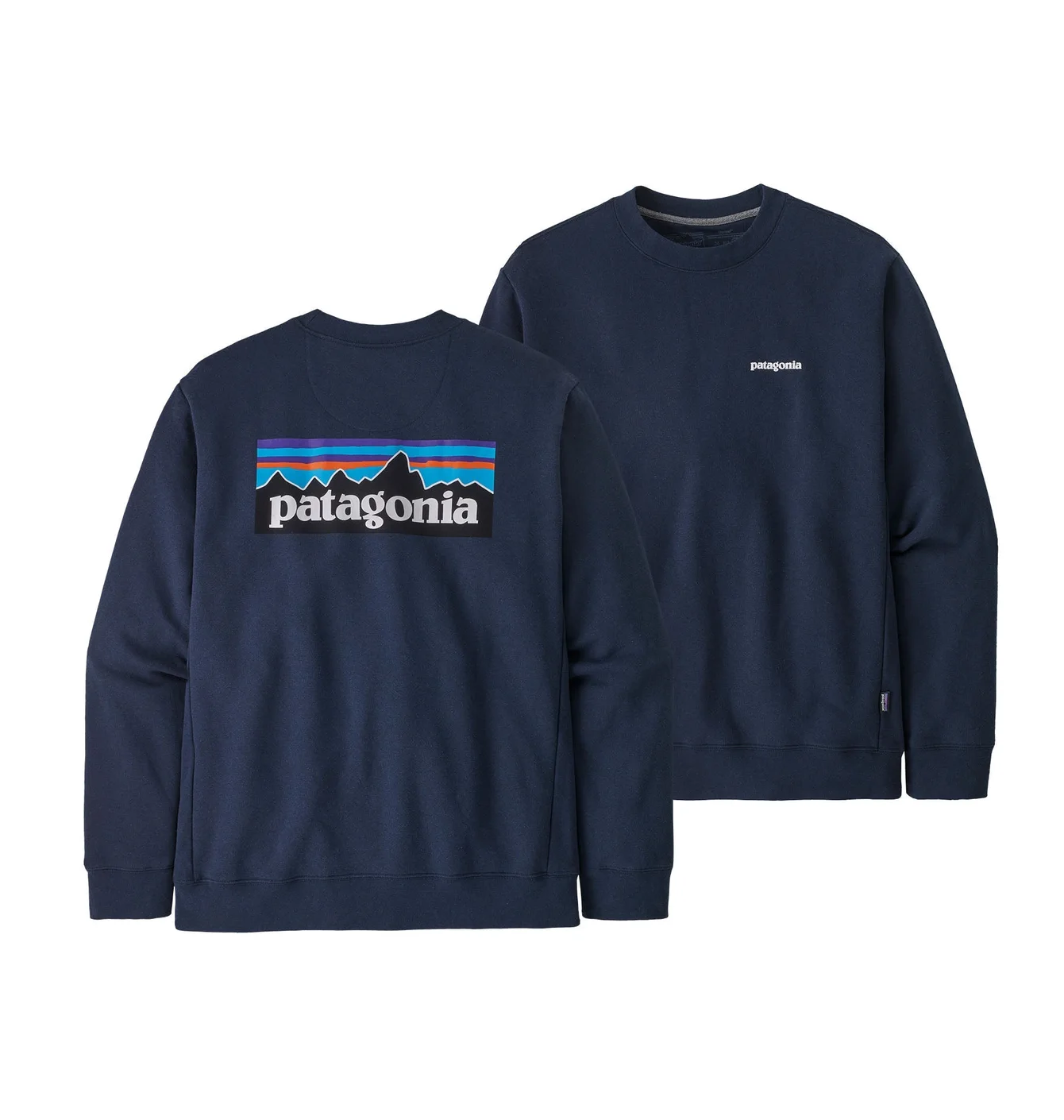 Patagonia P-6 Logo Uprisal Crew Sweatshirt New navy
