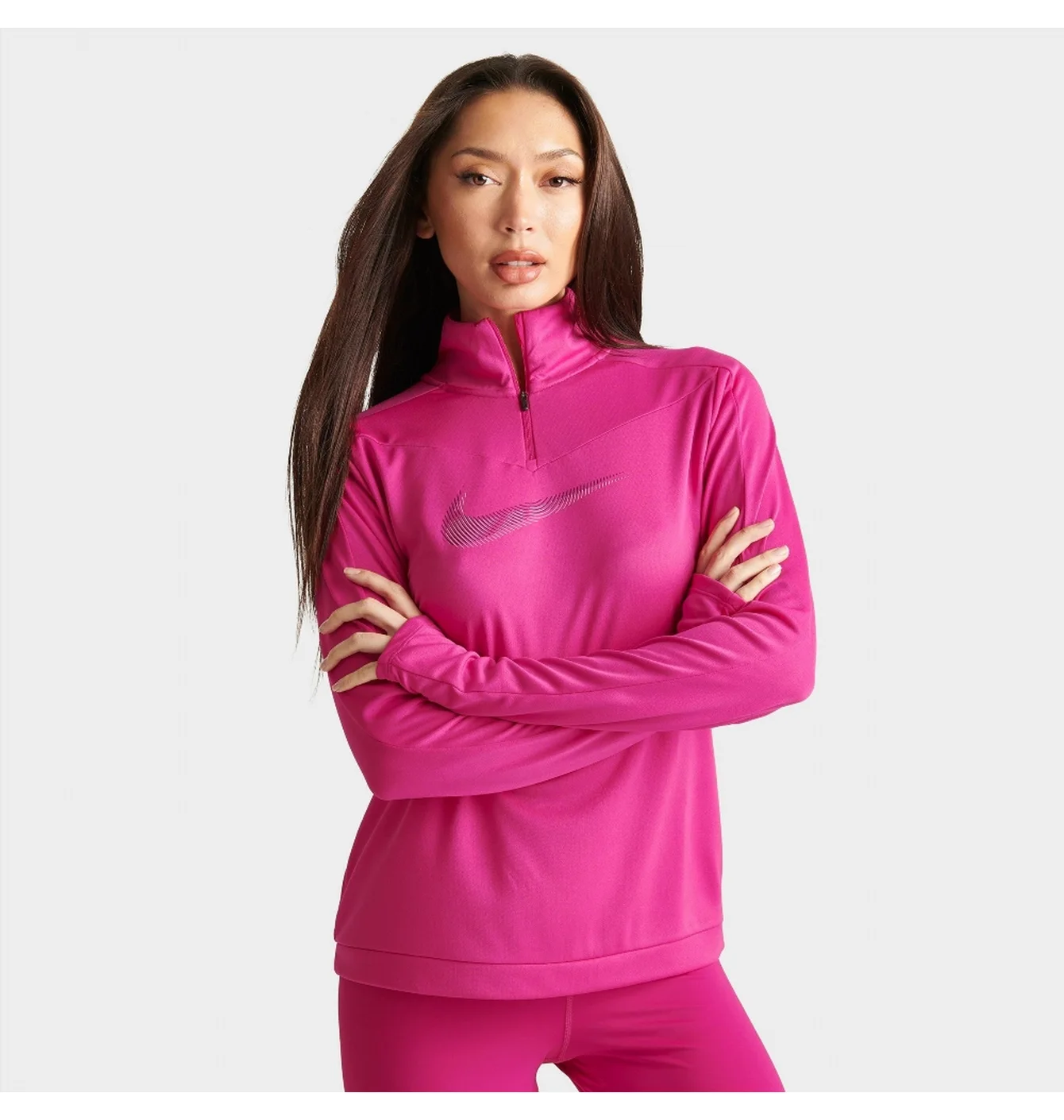 NIKE DRI FIT SWOOSH 1/4 ZIP