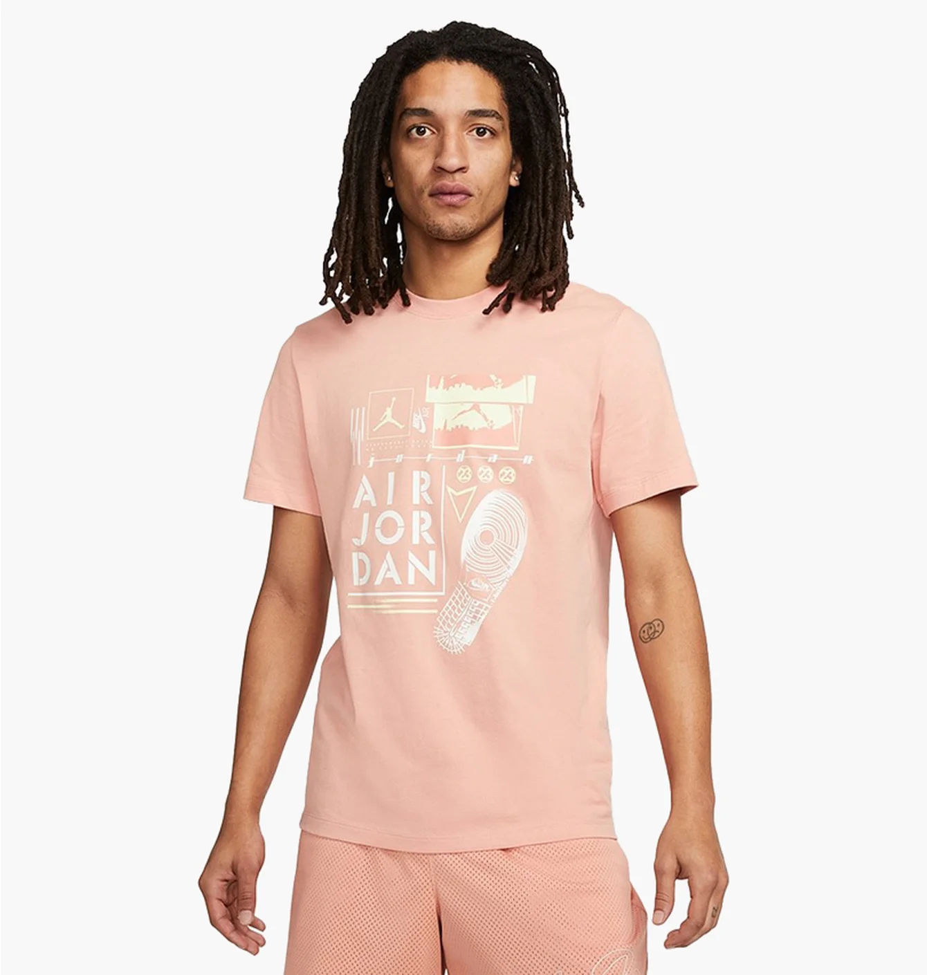 Футболка чоловіча Air Jordan Brand Graphic Crew Tee Peach Dm1424-824