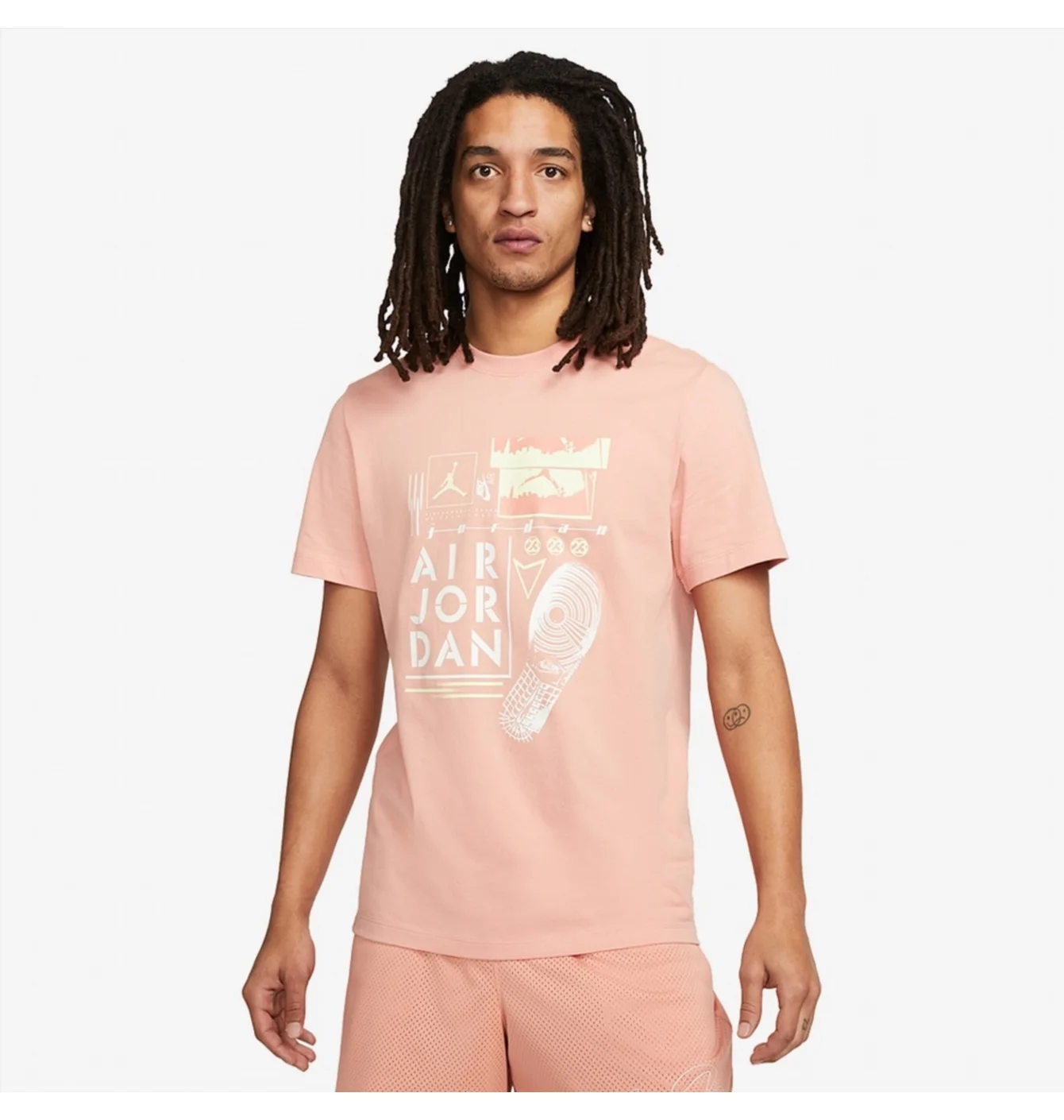 Футболка чоловіча Air Jordan Brand Graphic Crew Tee Peach Dm1424-824