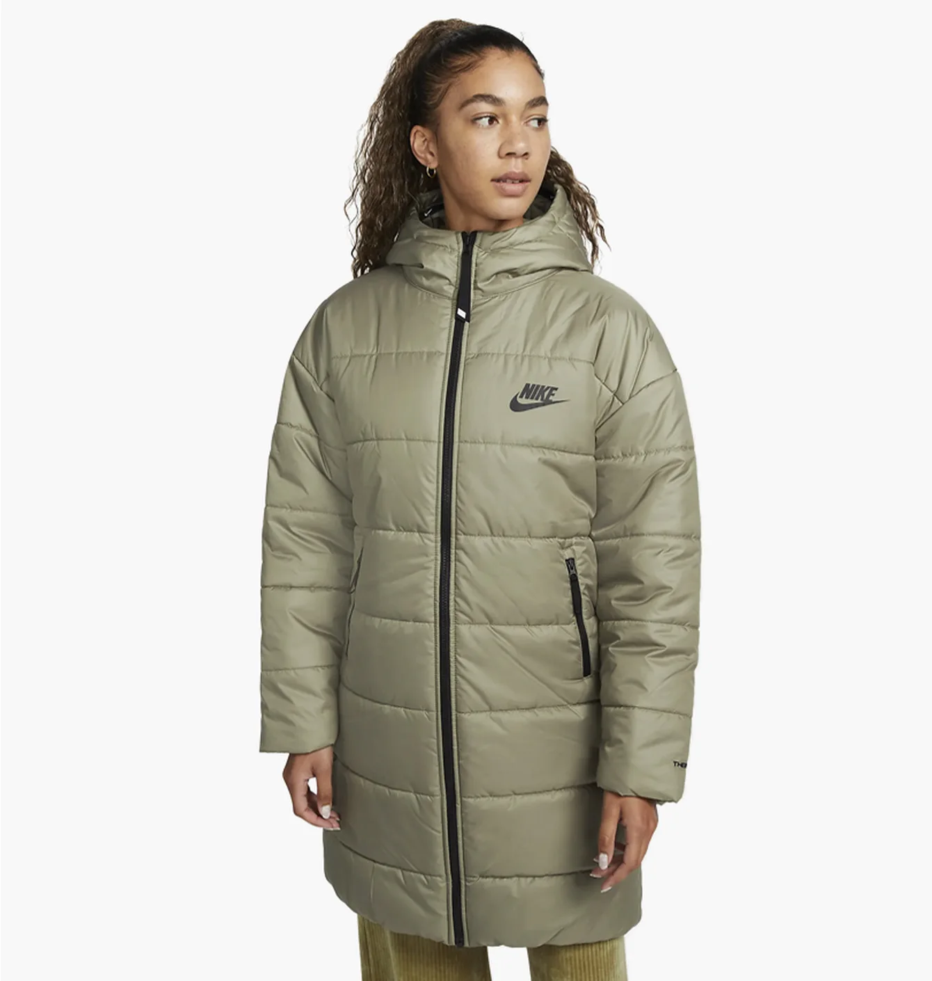 Куртка жіноча Nike W Nsw Syn Tf Rpl Hd Parka Olive Dx1798-351