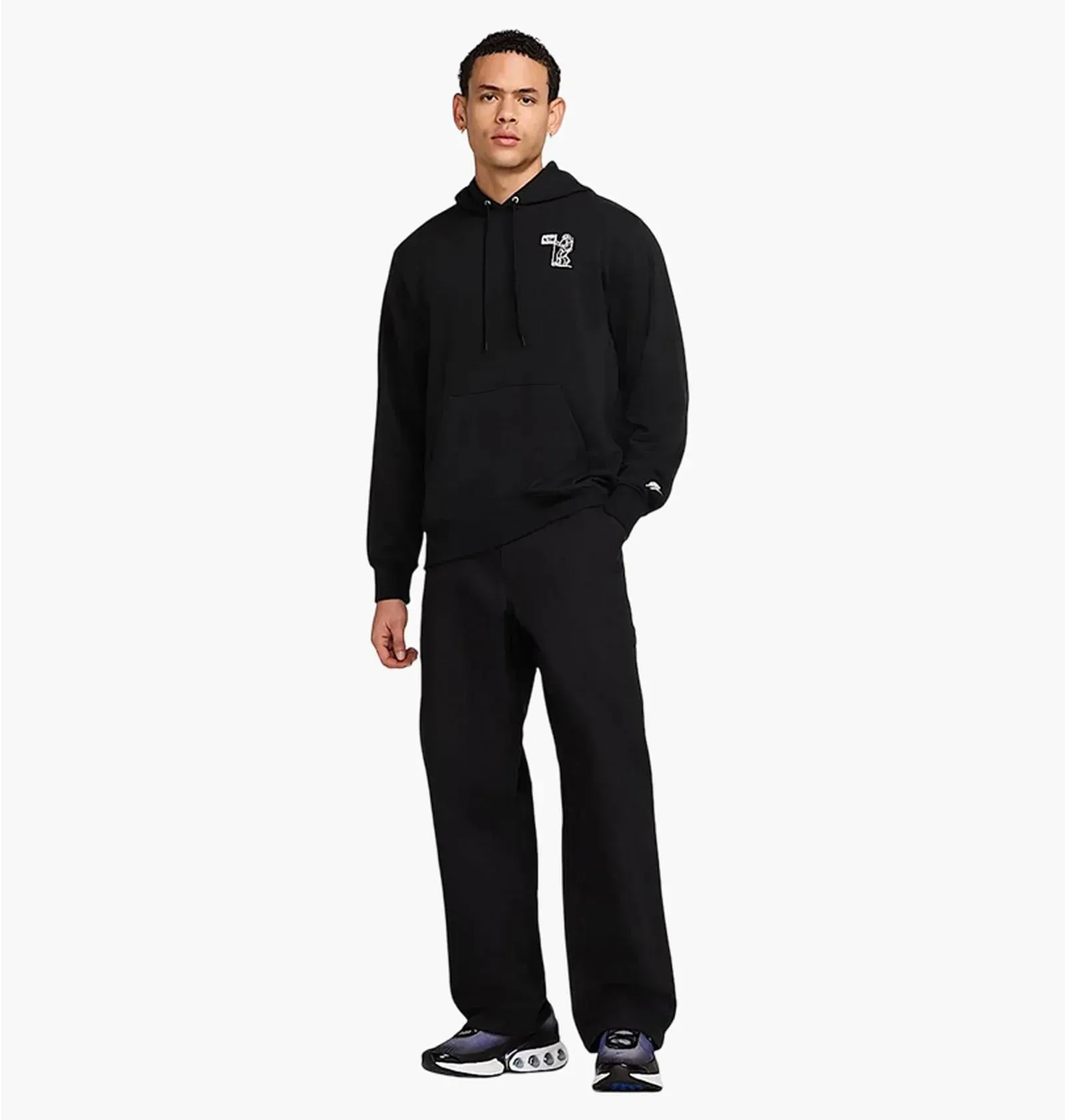 Спортивний костюм чоловічий Nike Club Ft Po Hdy Moon Gfx Black (HQ8594-010__HJ2512-010)