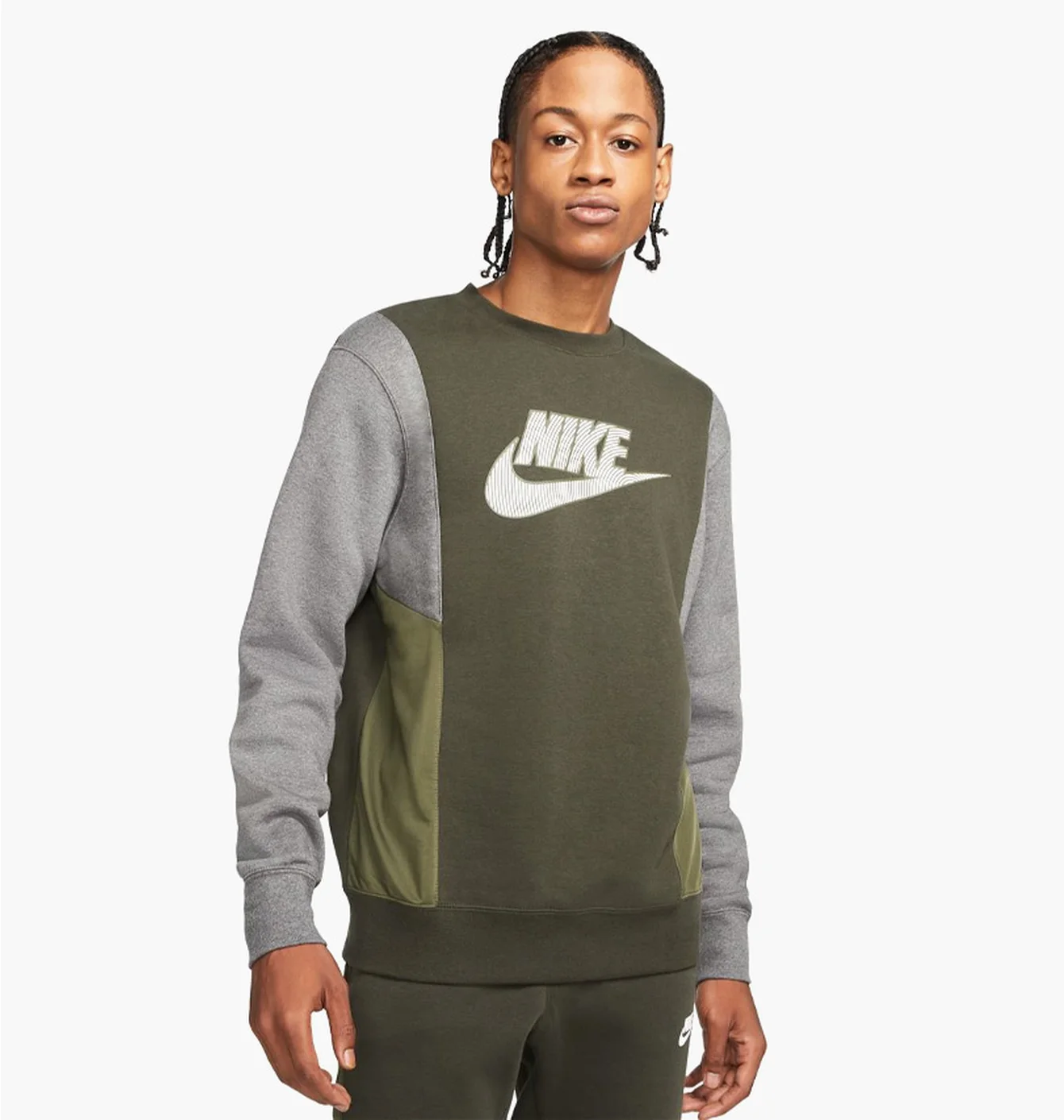 Світшот чоловічий Nike M Nsw Hybrid Flc Crew Bb Dj5075-355