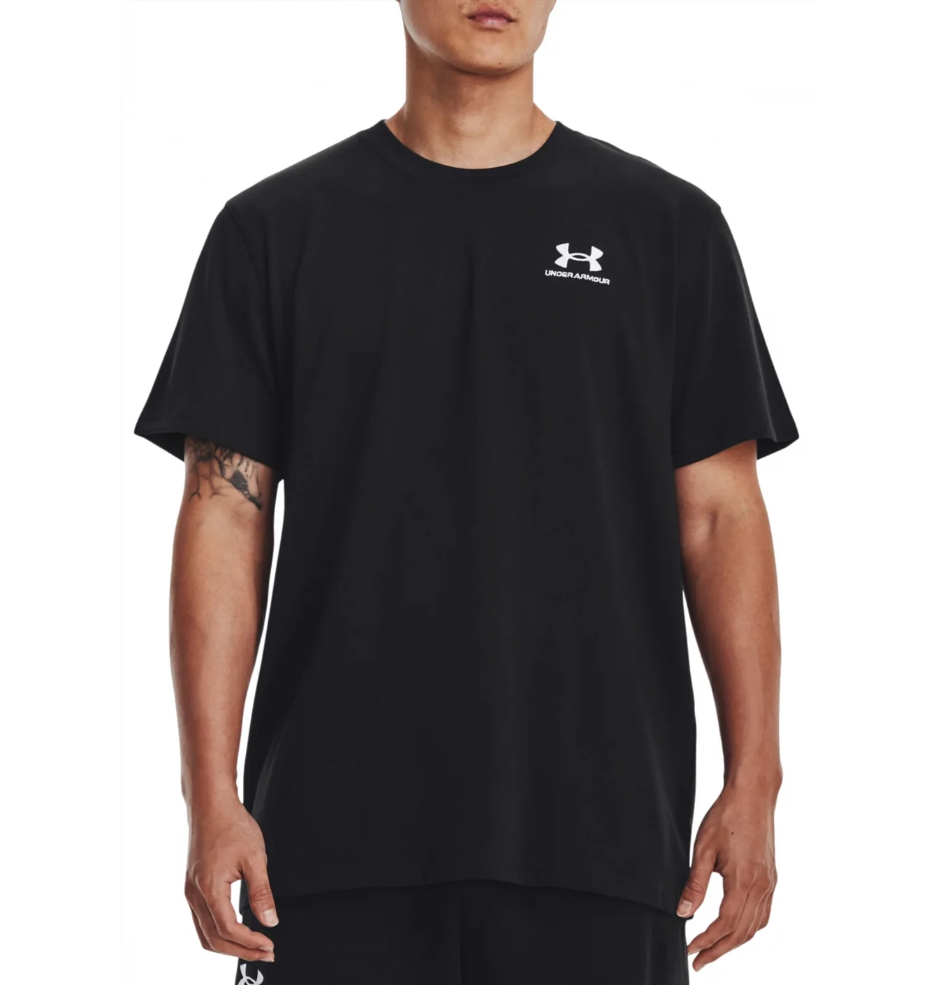 Футболка чоловіча Under Armour Logo Emb Heavyweight Black 1373997-001