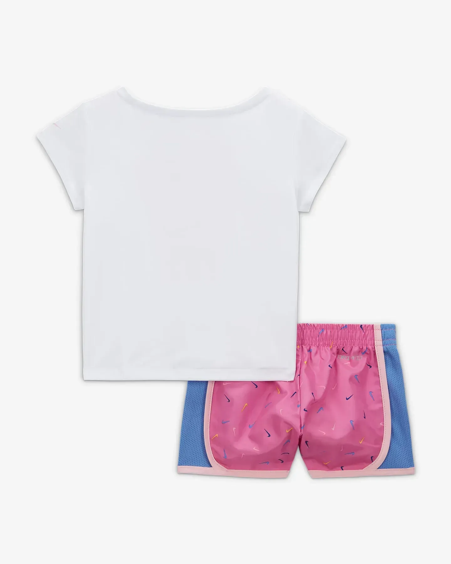 NIKE SWOOSH TEMPO TEE & SHORT SET PLAYFUL PINK