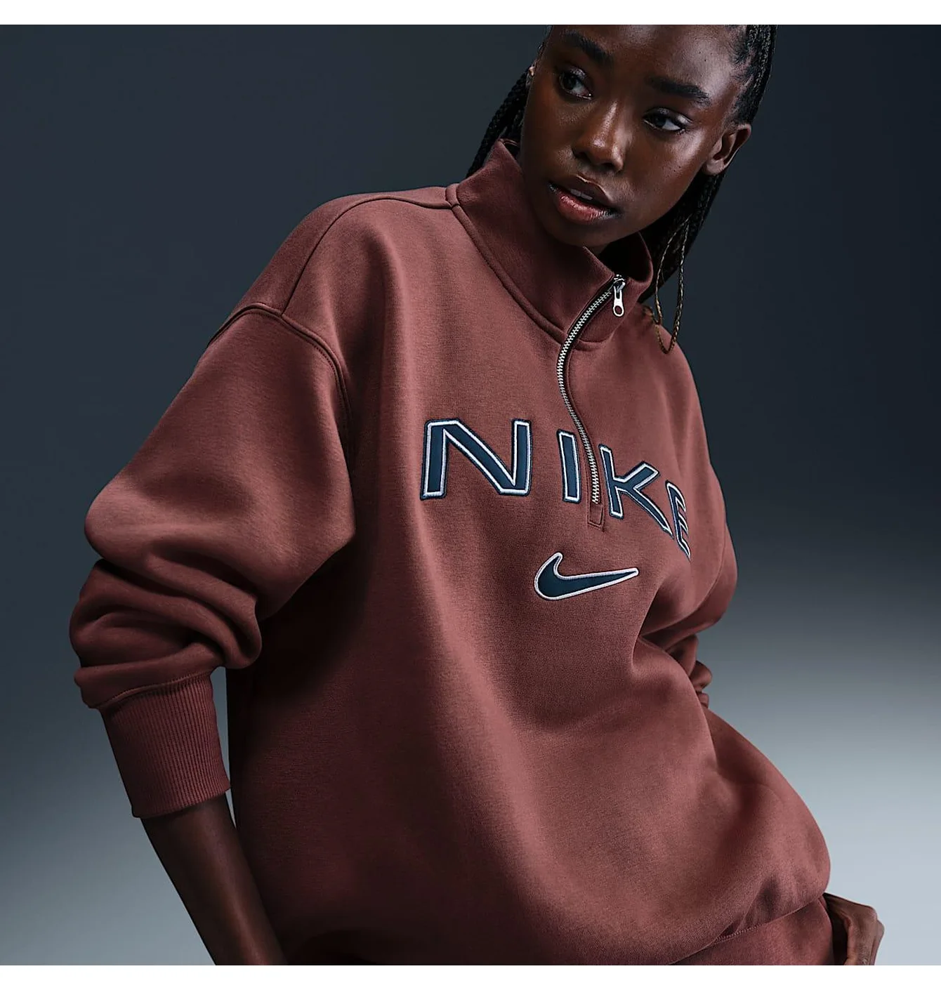 Кофта Nike Sportswear Phoenix Fleece Oversized 1/4 Zip Up