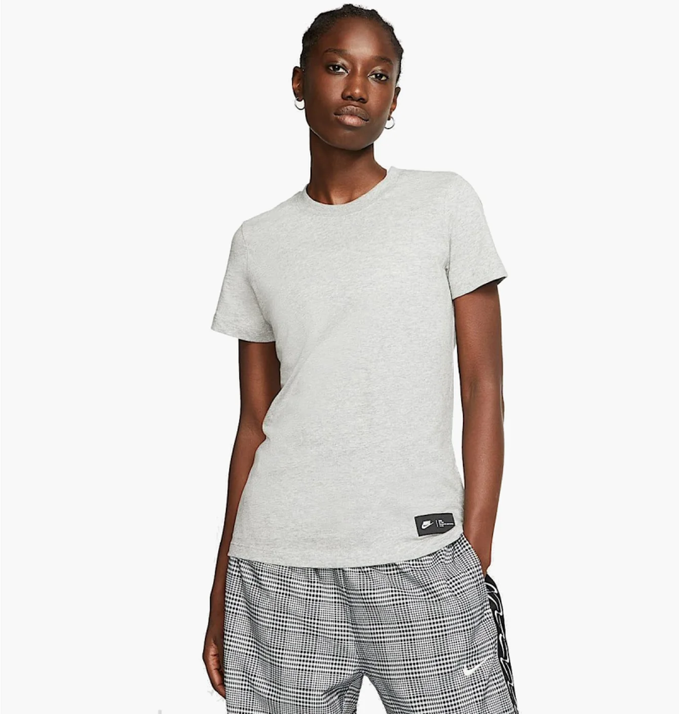Футболка жіноча Nike Sportswear Ss Crew Nby Grey CZ6368-063