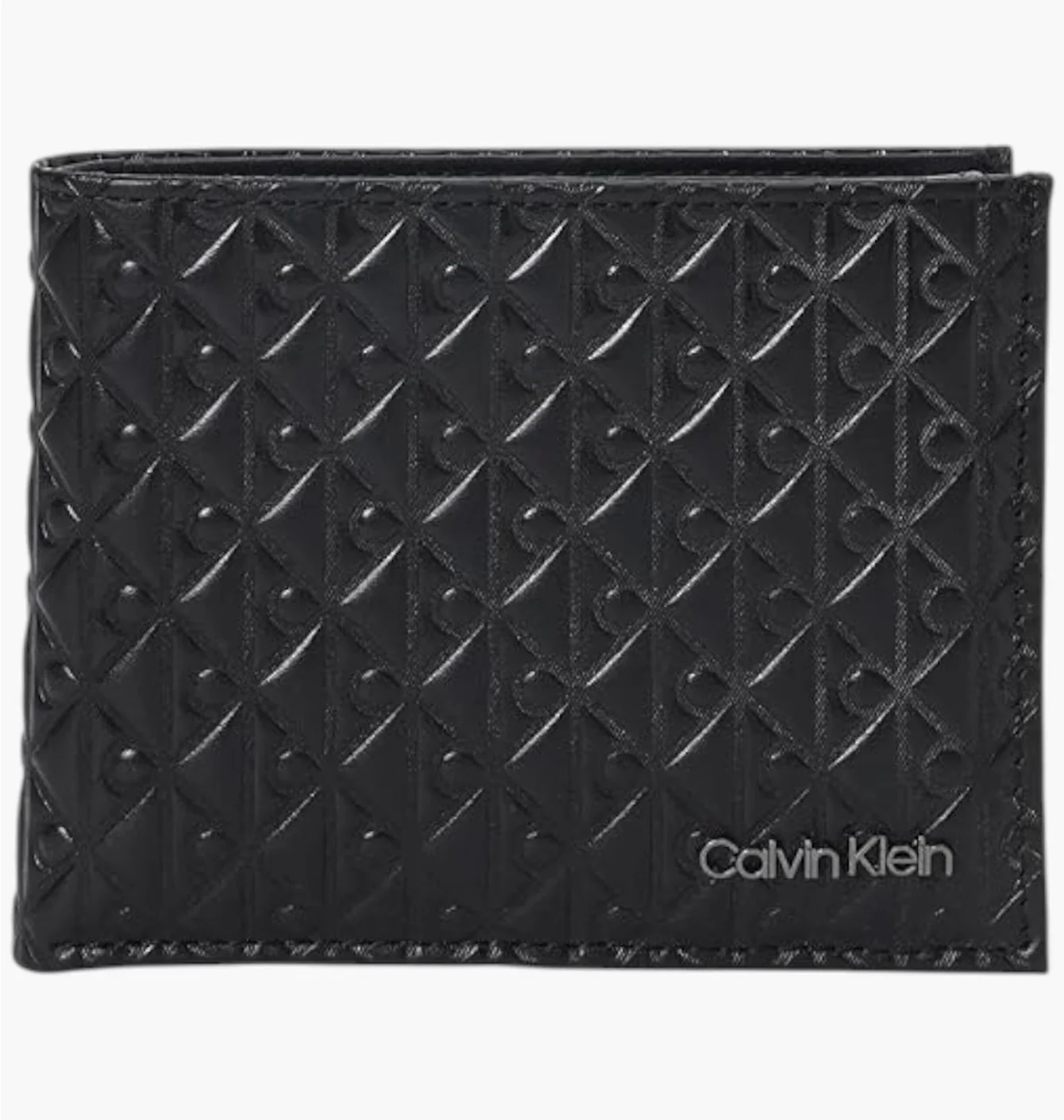 Гаманець чоловічий Calvin Klein Embossed Allover Monogram Black 4D1129G001