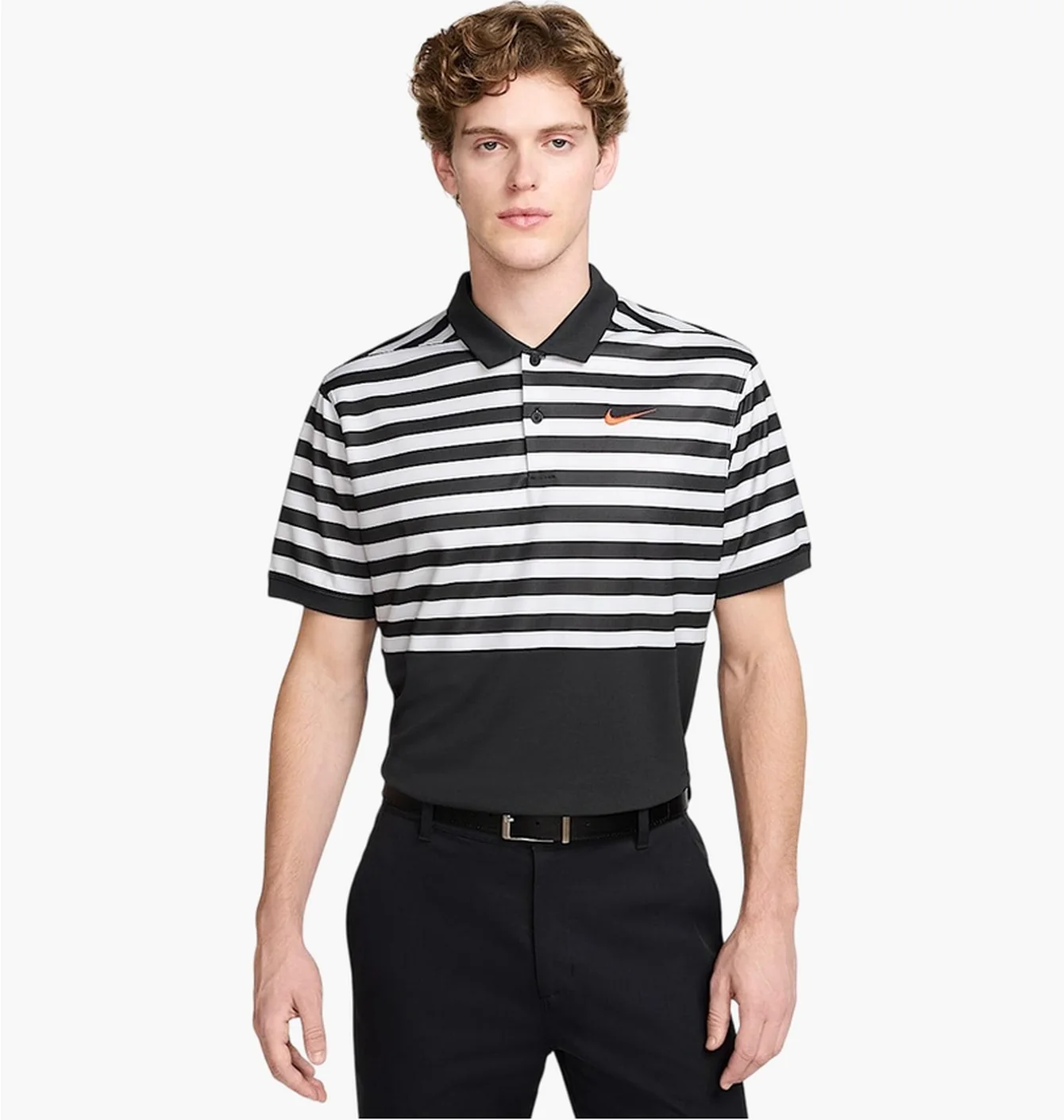 Сорочка чоловіча Nike Victory+ Dri-Fit Golf Black/White FZ7446-010