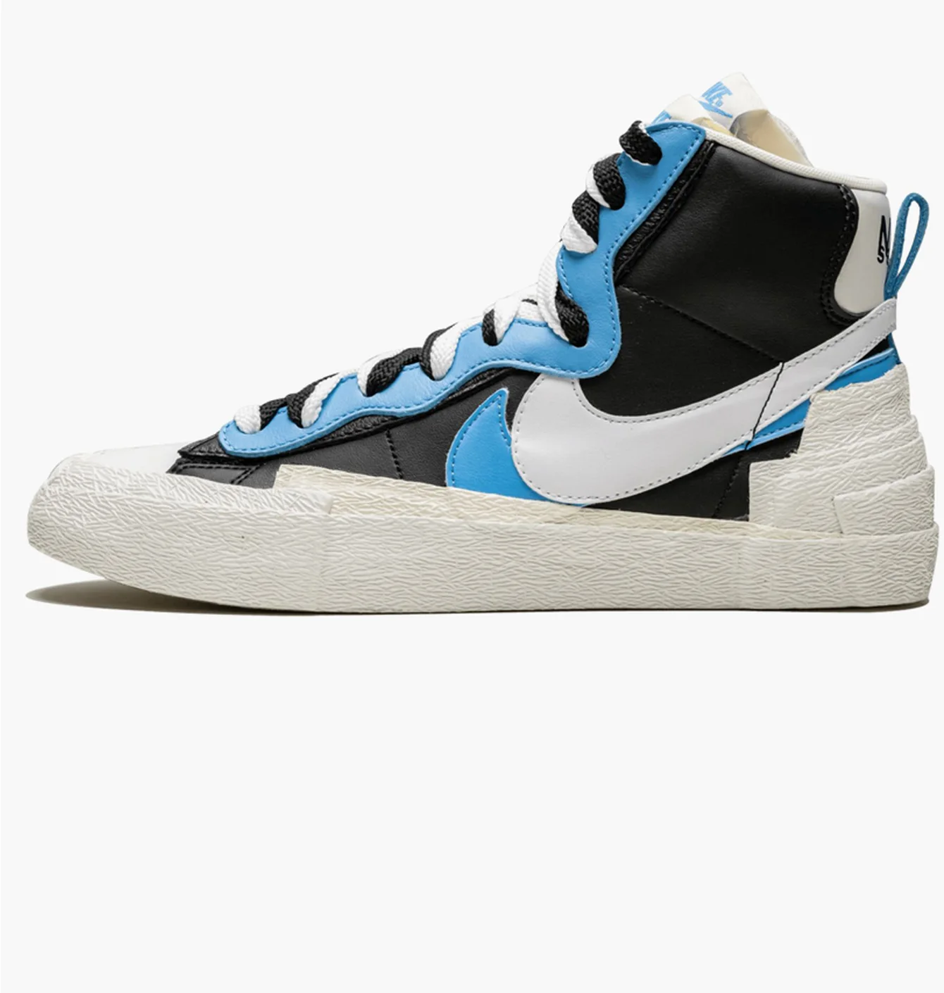 NIKE BLAZER MID SACAI BLACK BLUE
