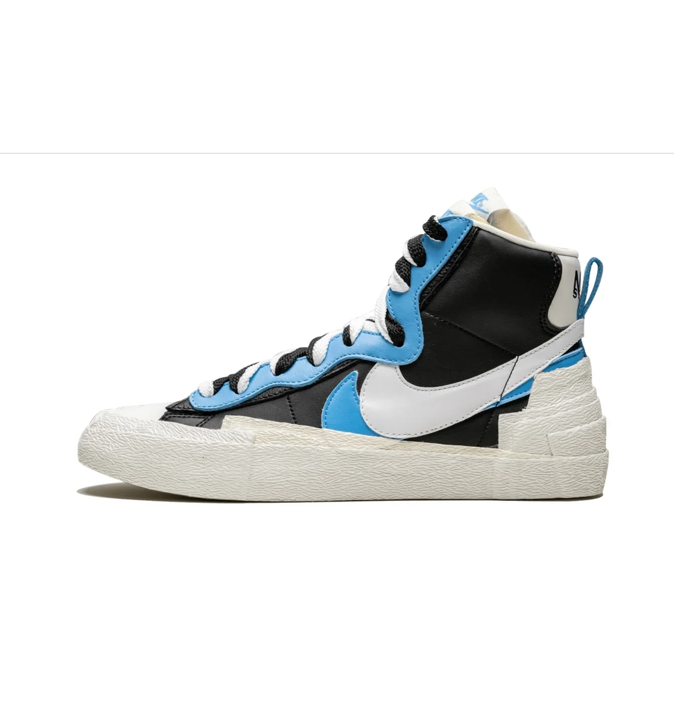 NIKE BLAZER MID SACAI BLACK BLUE