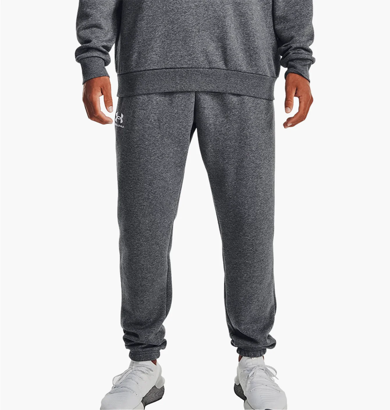 Штани чоловічі Under Armour Pants Essential Fleece Grey 1373882-012