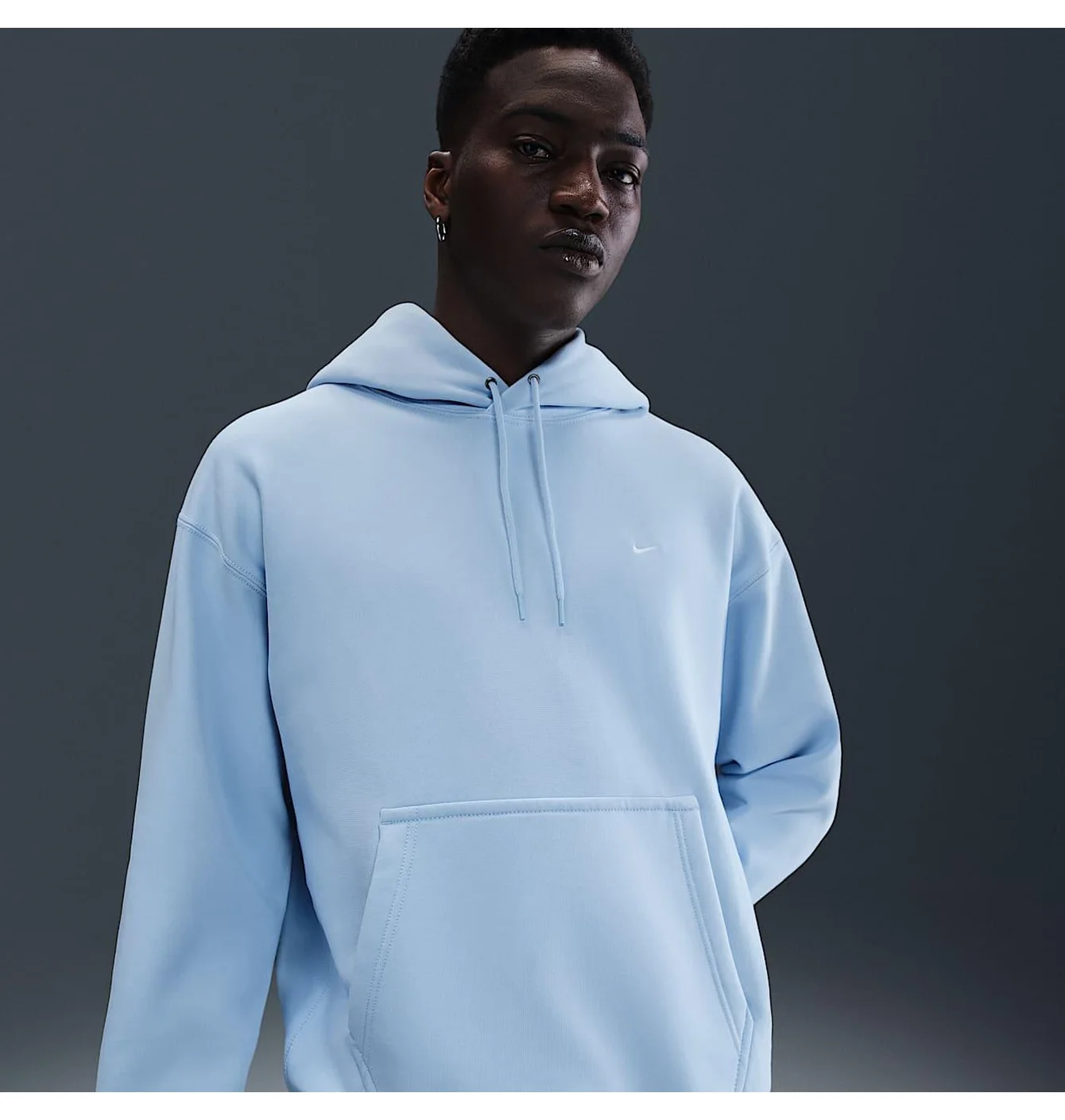 Nike Solo Swoosh Blue Hoodie