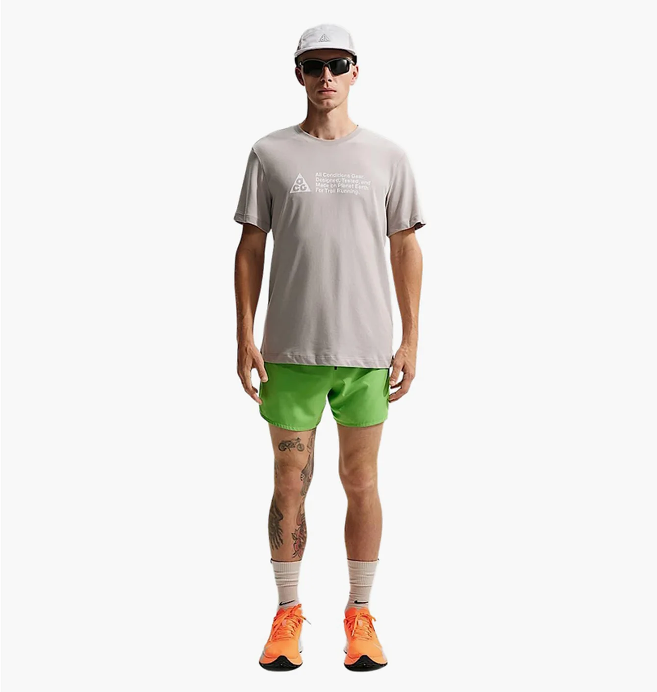 Футболка чоловіча Nike Acg MenS Dri-Fit Trail Running T-Shirt Grey IO9629-009