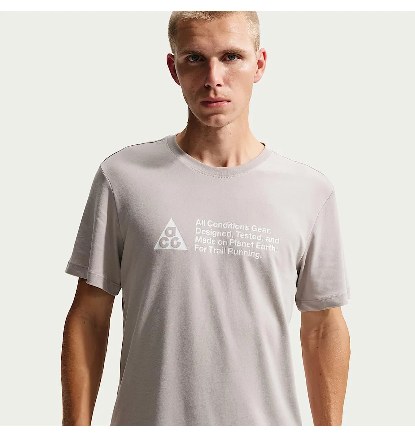 Футболка чоловіча Nike Acg MenS Dri-Fit Trail Running T-Shirt Grey IO9629-009