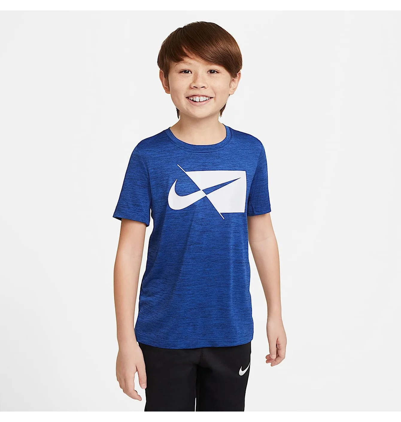 Футболка дитяча Nike Dri-Fit Hbr Ss Top Blue DA0282-492