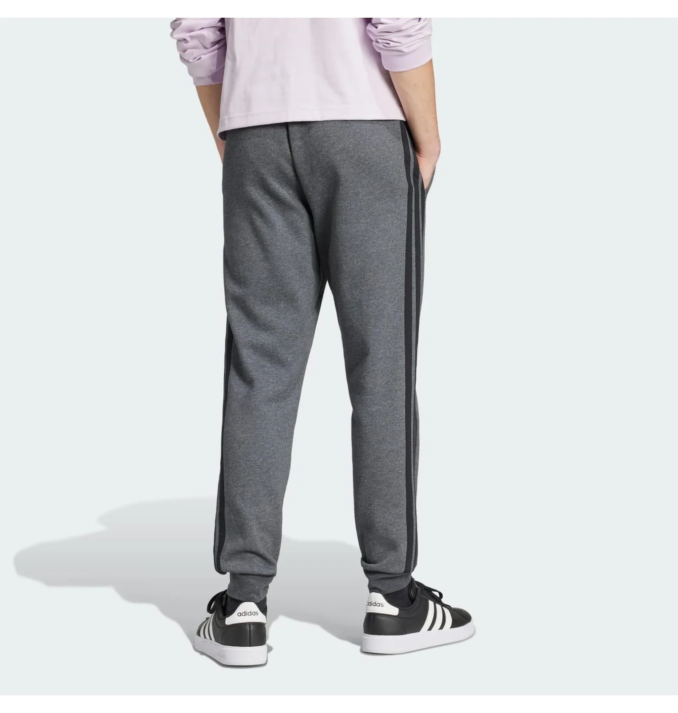 Штани чоловічі Adidas Essentials 3-Stripes Grey JW1893