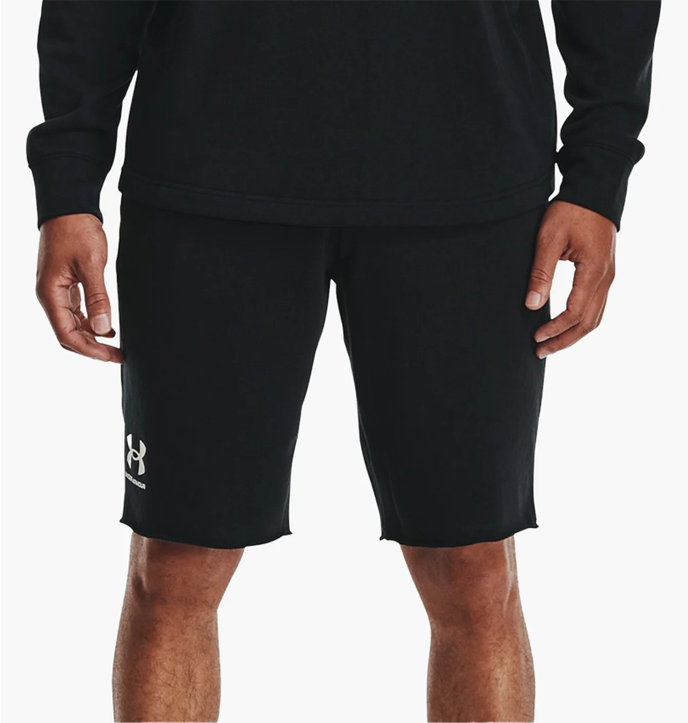 Шорти чоловічі Under Armour Shorts Rival Terry Black 1361631-001