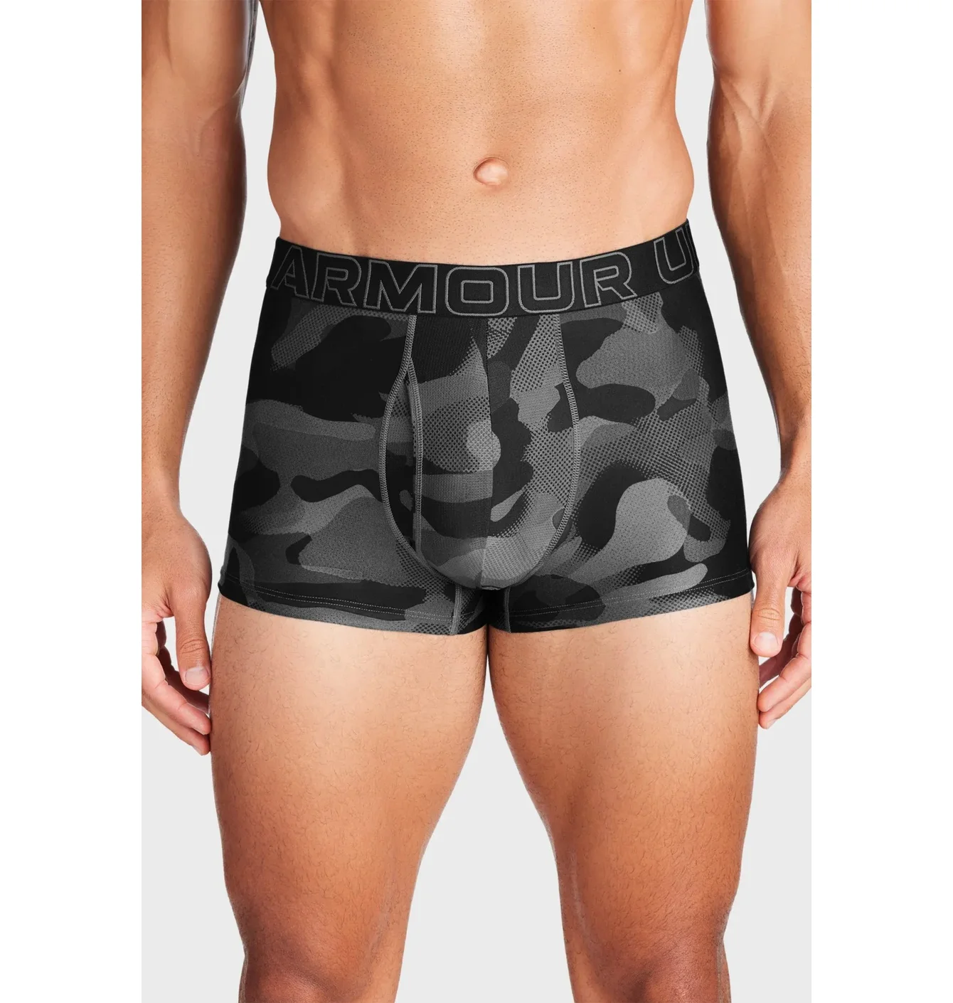 Труси чоловічі Under Armour Perf Tech Nov Grey/Black 1383883-001