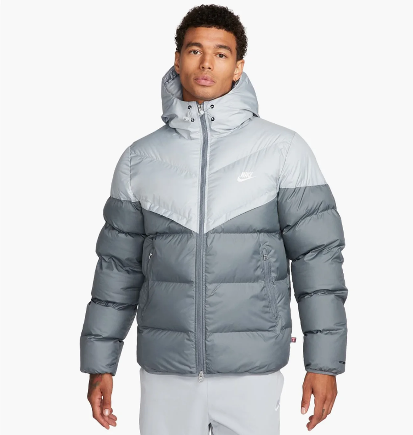 Nike Sf Wr Pl-Fld Hd Jkt Grey