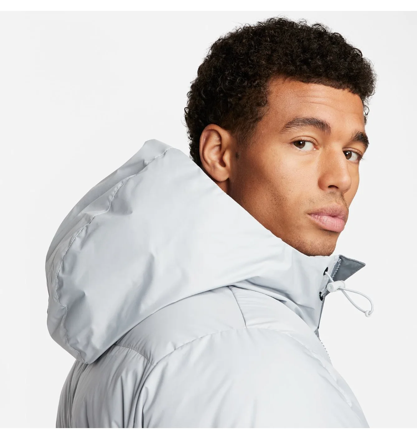Nike Sf Wr Pl-Fld Hd Jkt Grey
