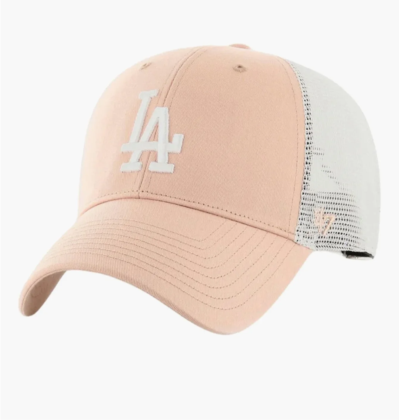 Кепка унісекс 47 Brand Mlb Los Angeles Dodgers Branso Beige/White BRANS12CTP-DV