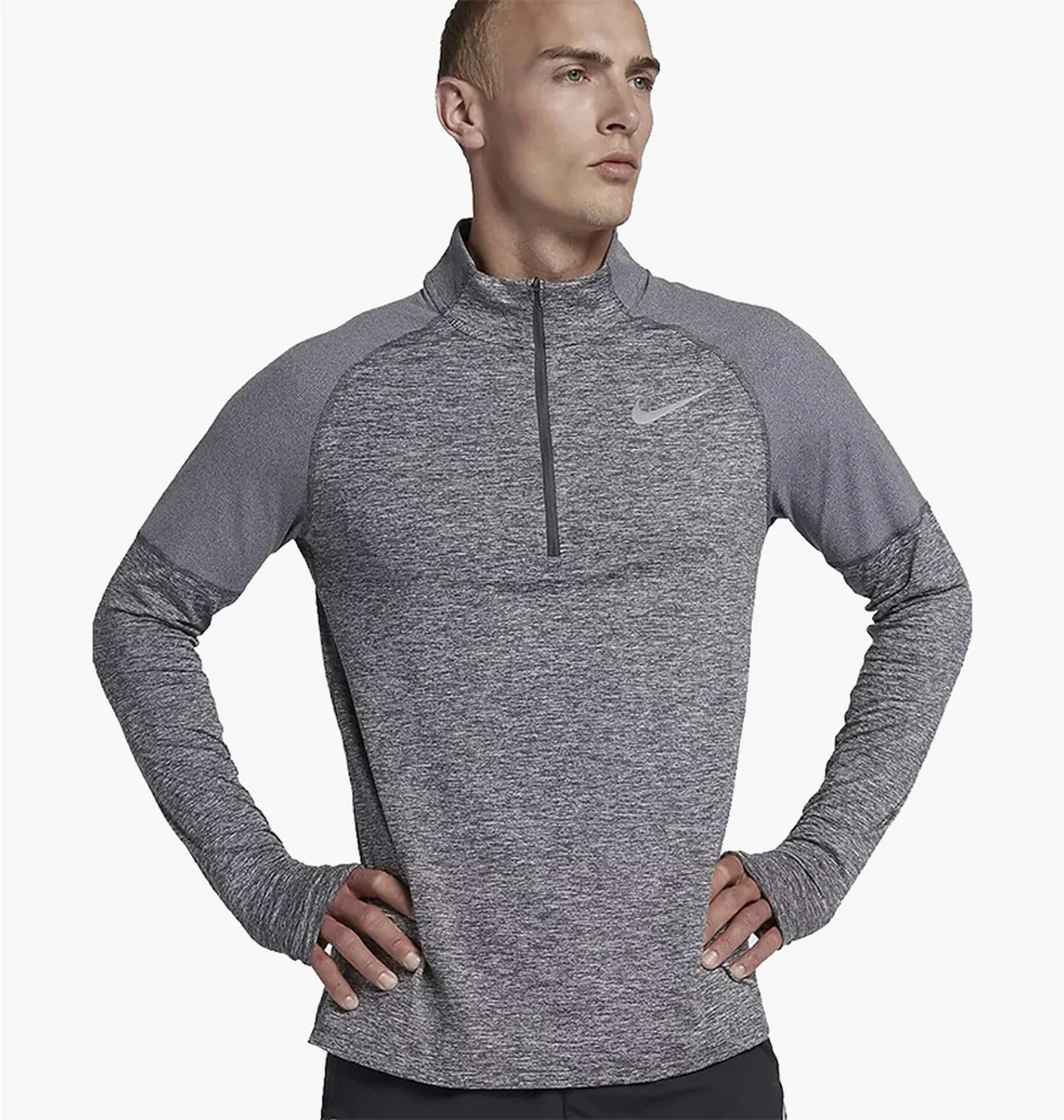 NIKE DRI FIT ELEMENT ZIP RUNNING