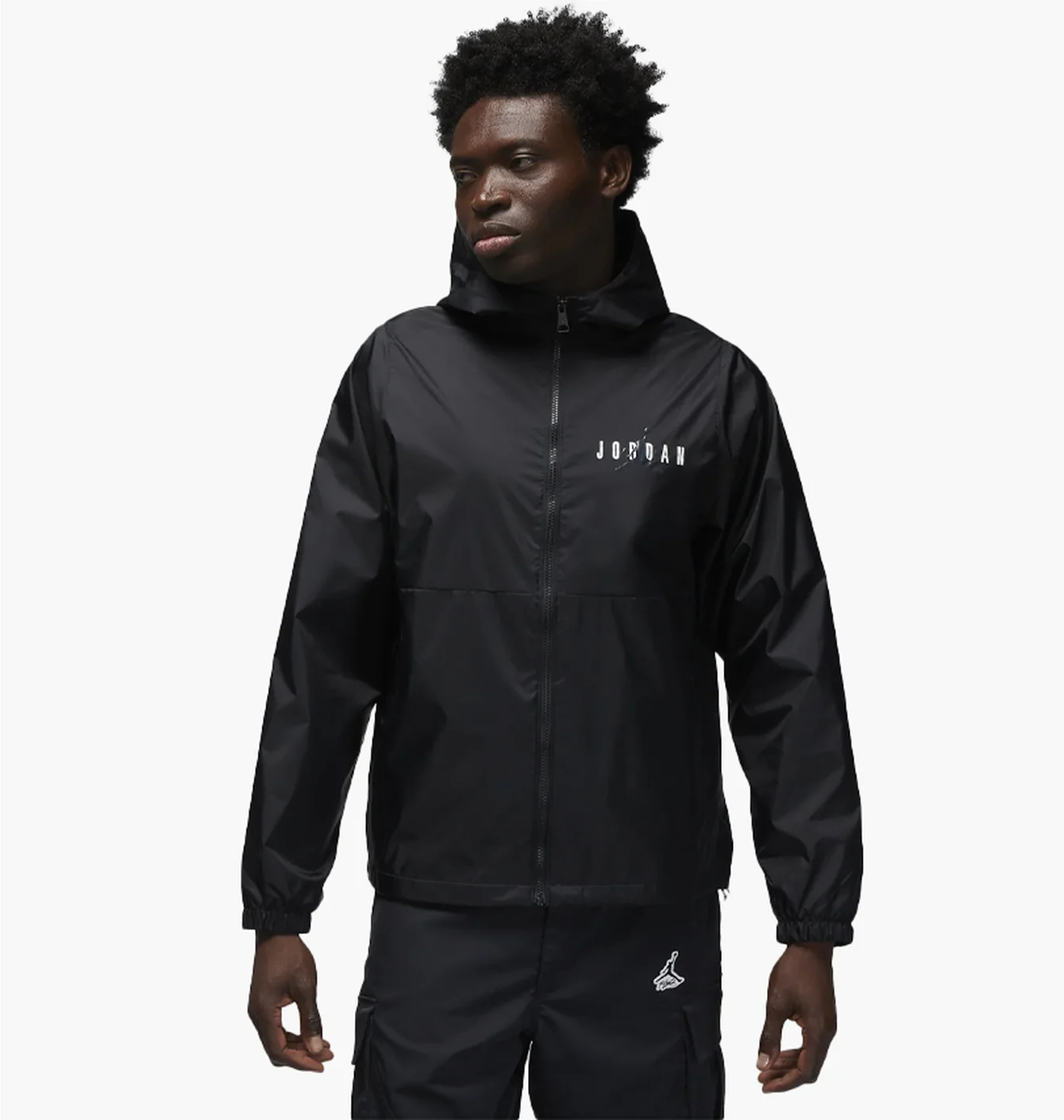 Air Jordan M J Ess Hbr Woven Jacket Black