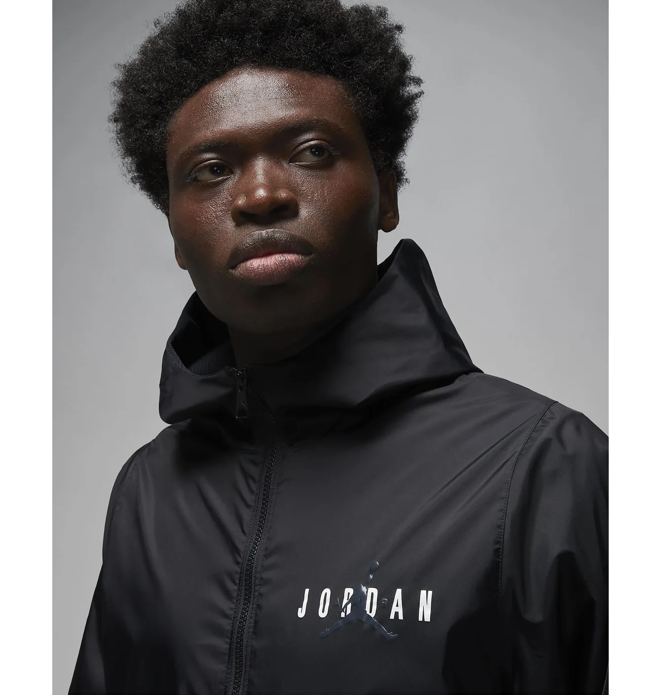 Air Jordan M J Ess Hbr Woven Jacket Black