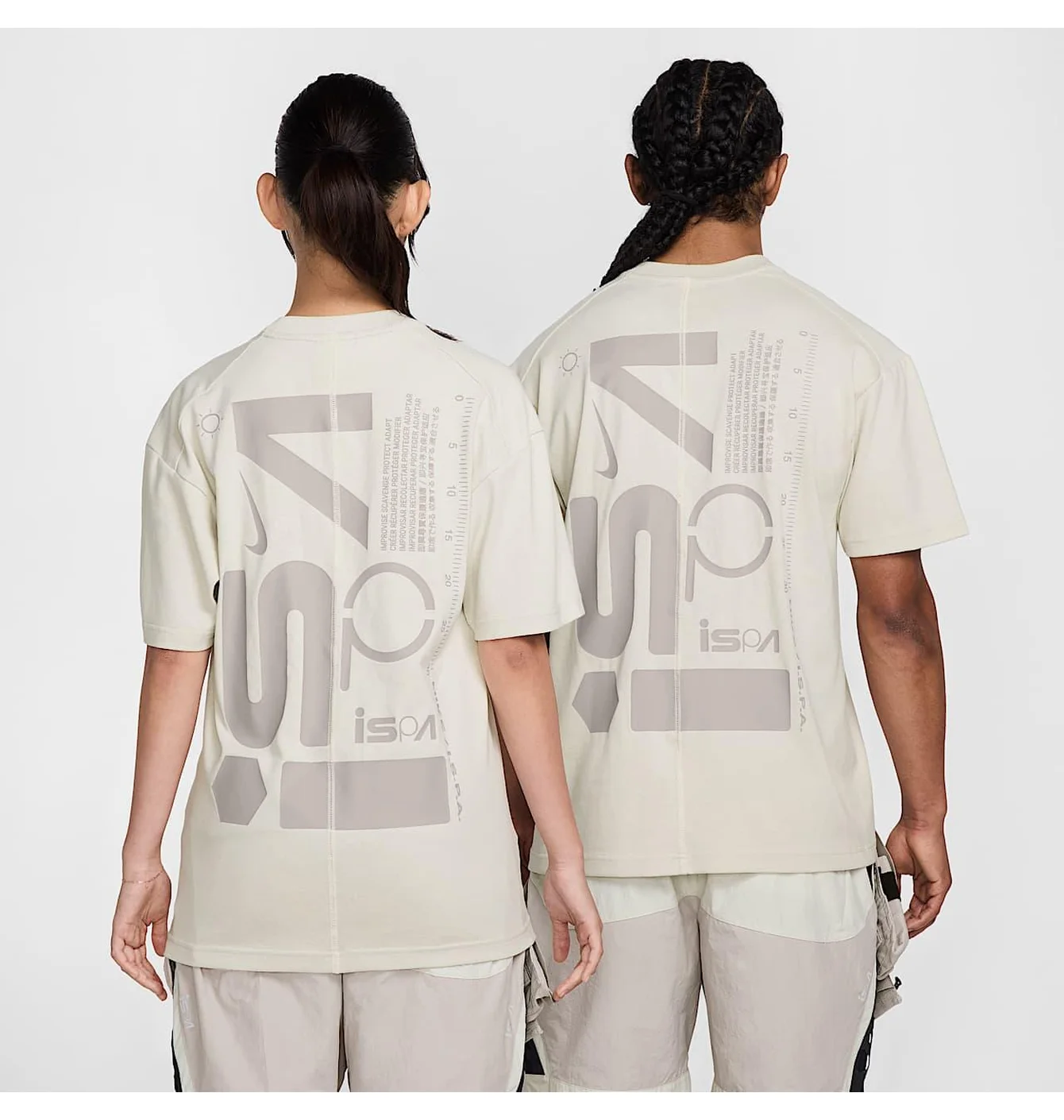 Nike Ispa Graphic T-Shirt Light Bone