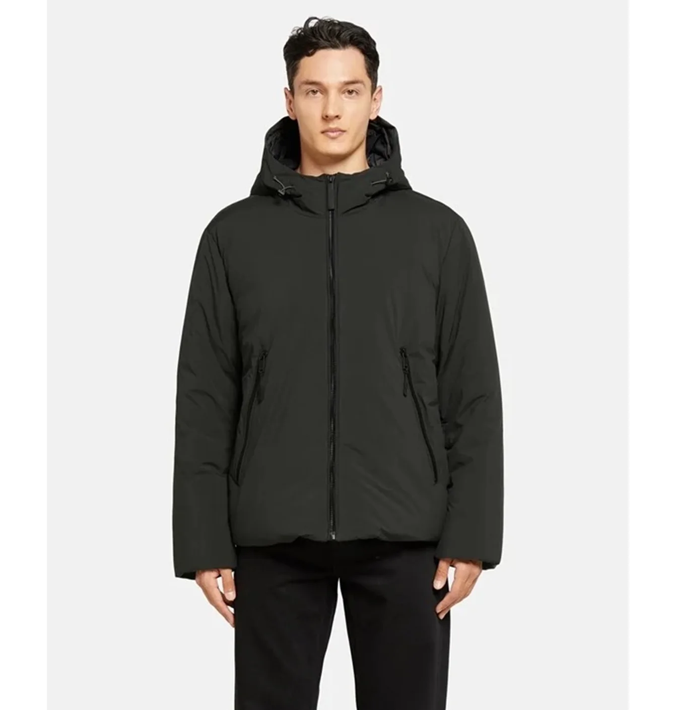 DKNY Men's Hooded Full-Zip Jacket