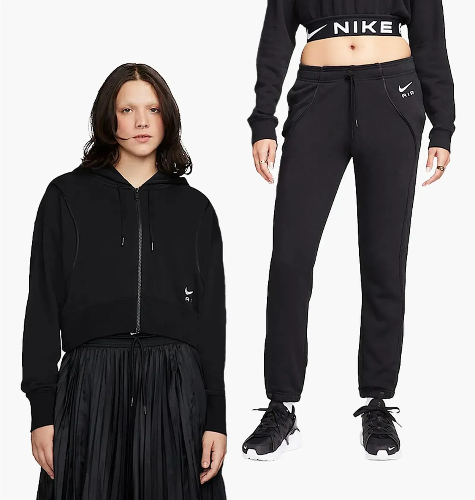 Спортивний костюм унісекс Nike Nsw Air Flc Black (DQ6579-010__DQ6563-010)