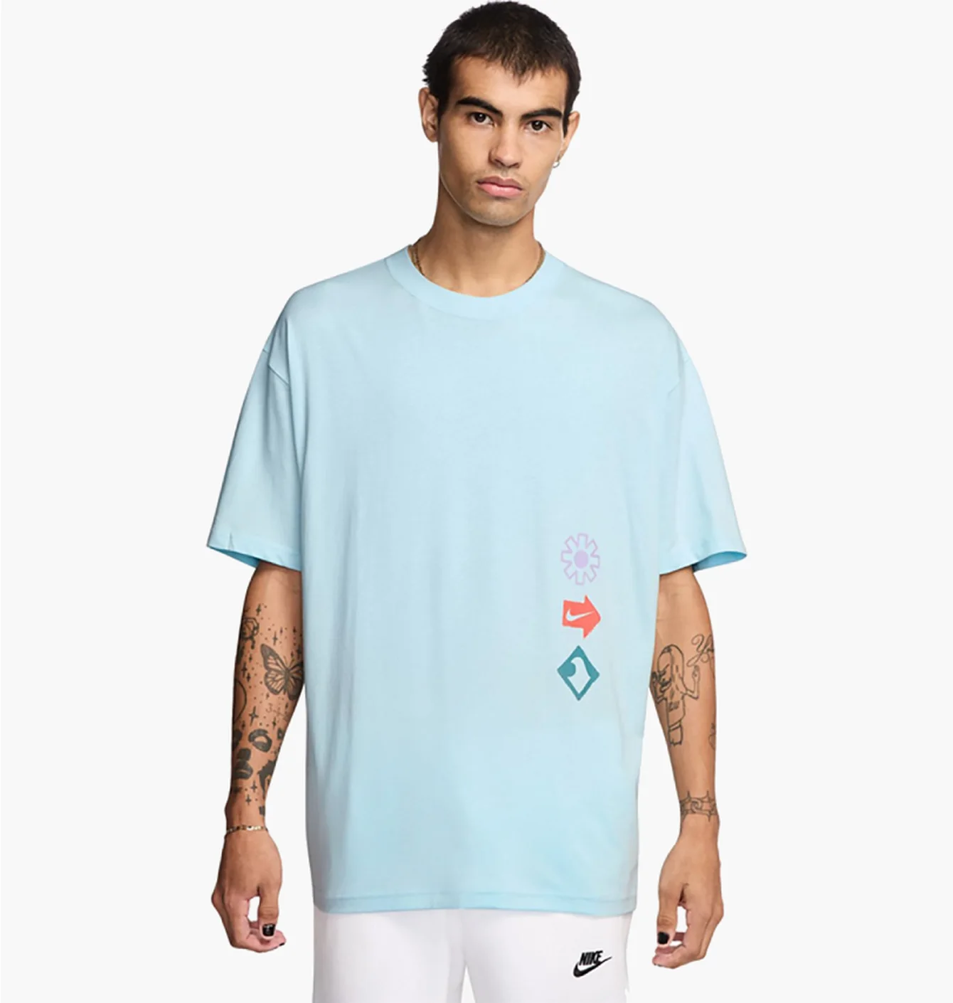Футболка Nike U Nsw Tee M90 Oc Brandrif Lbr Light Blue